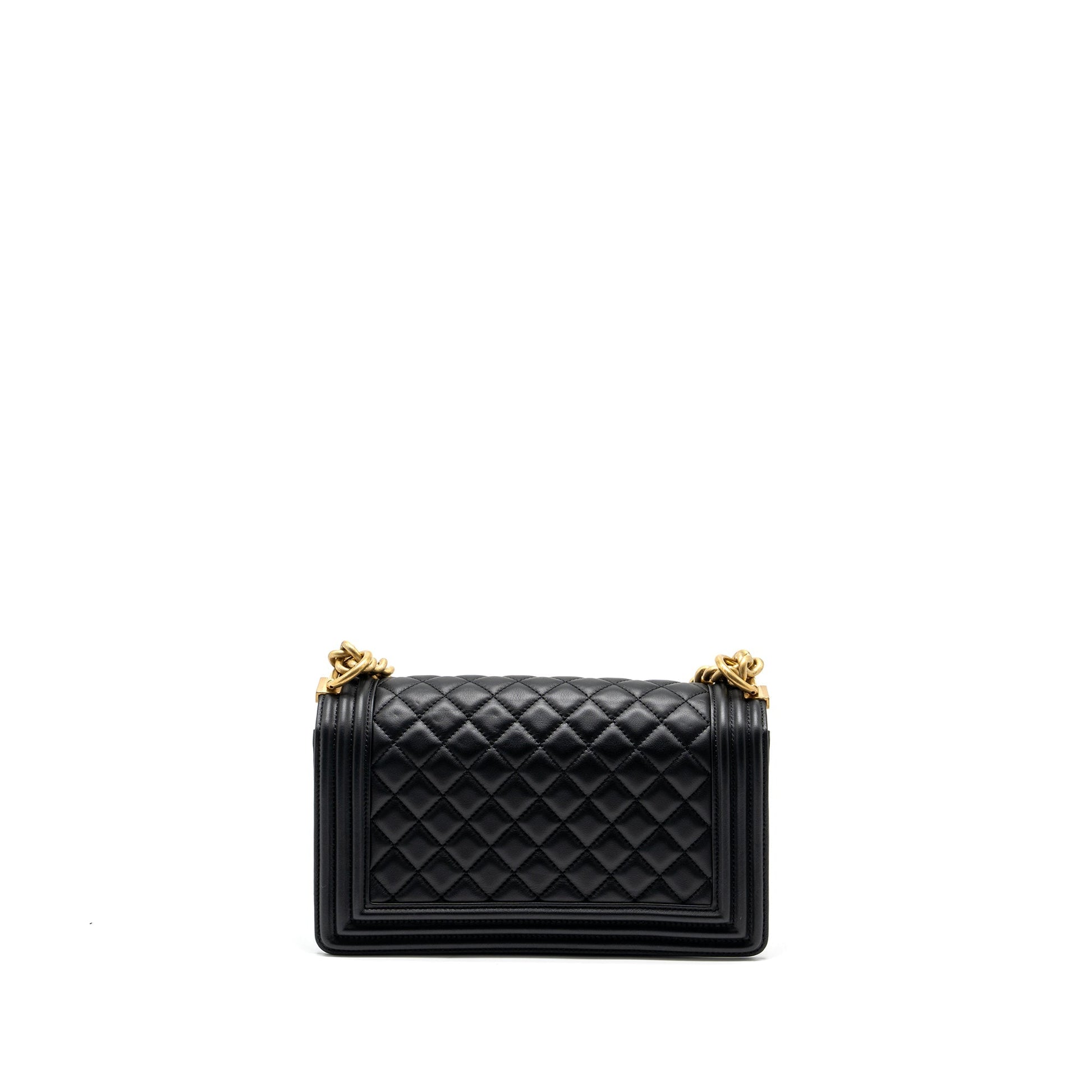 Chanel boy smooth calfskin GHW Black Handbag