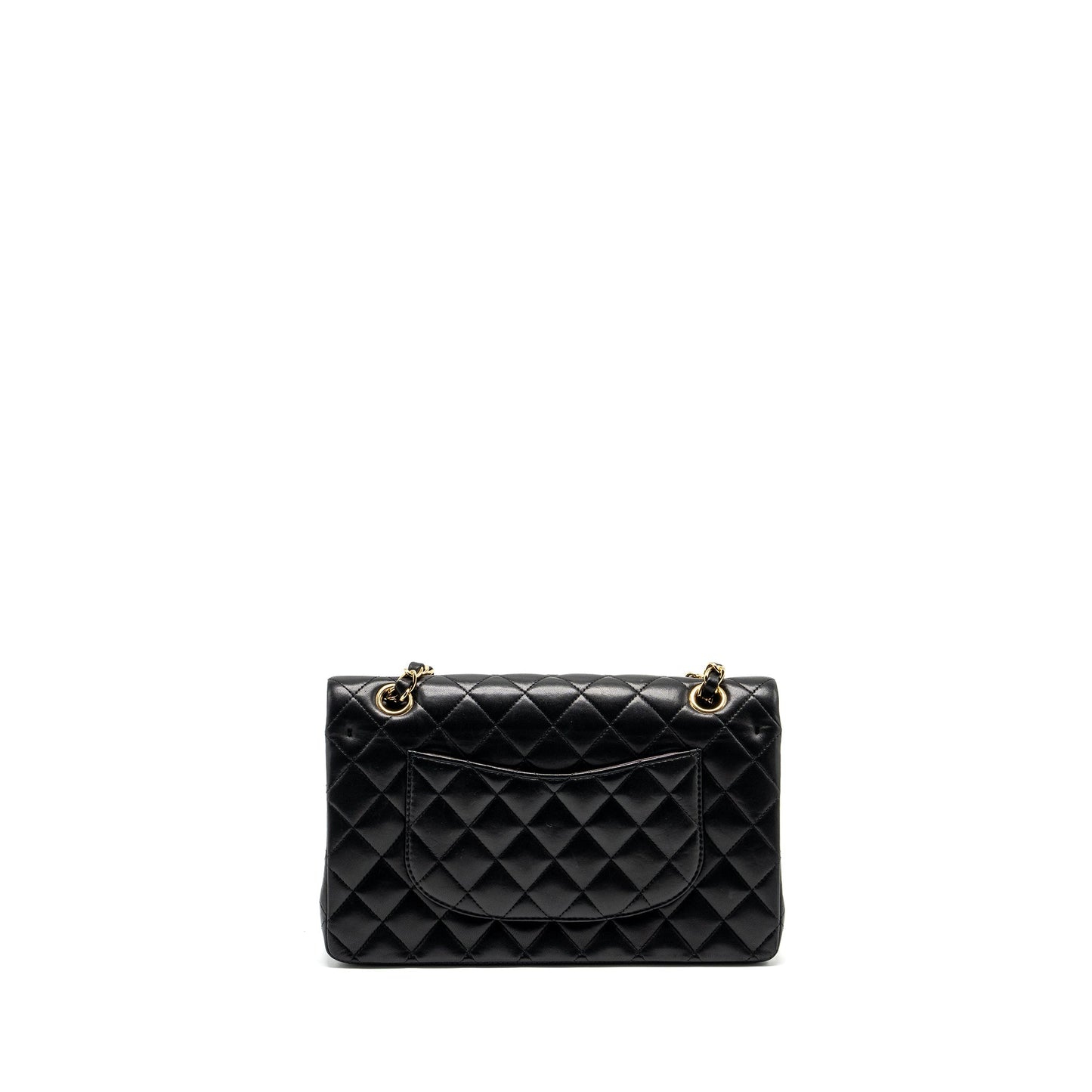 Chanel Classic Double Flap lambskin GHW Black Shoulder Bag Ghw 1