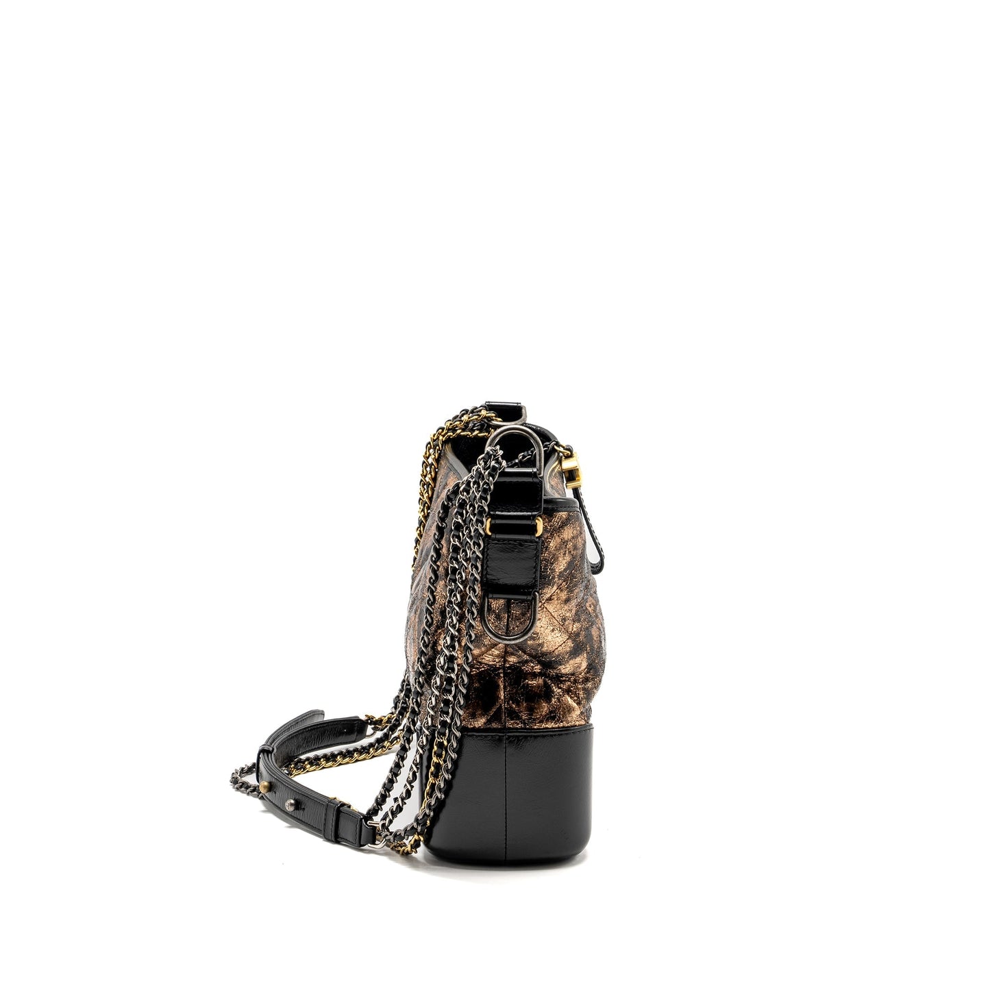 Chanel Gabrielle Hobo Calfskin Copper Hardware Multicolour Shoulder Bag