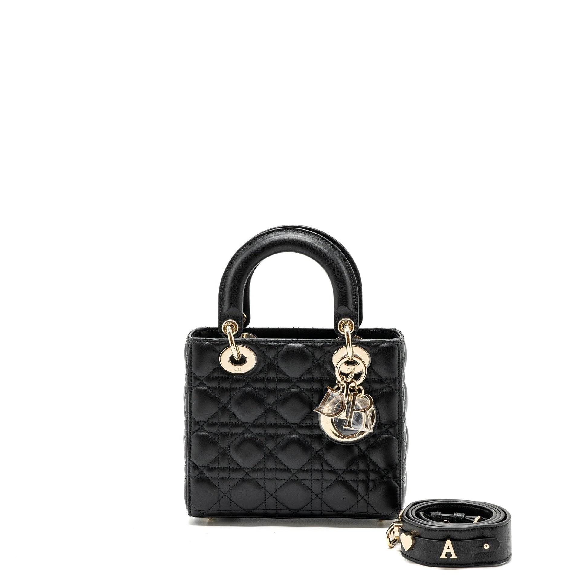 Dior Lady Lambskin Handbag Small Travel Bag