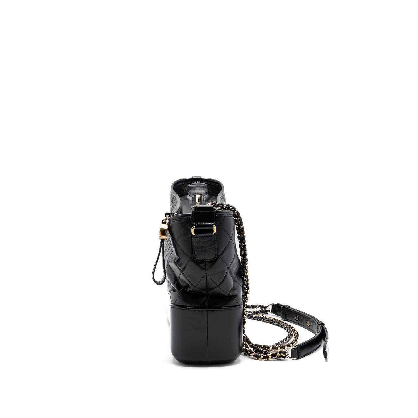 Chanel Gabrielle Hobo Aged Calfskin Hardware Multicolour Black Shoulder Bag Hardware 4
