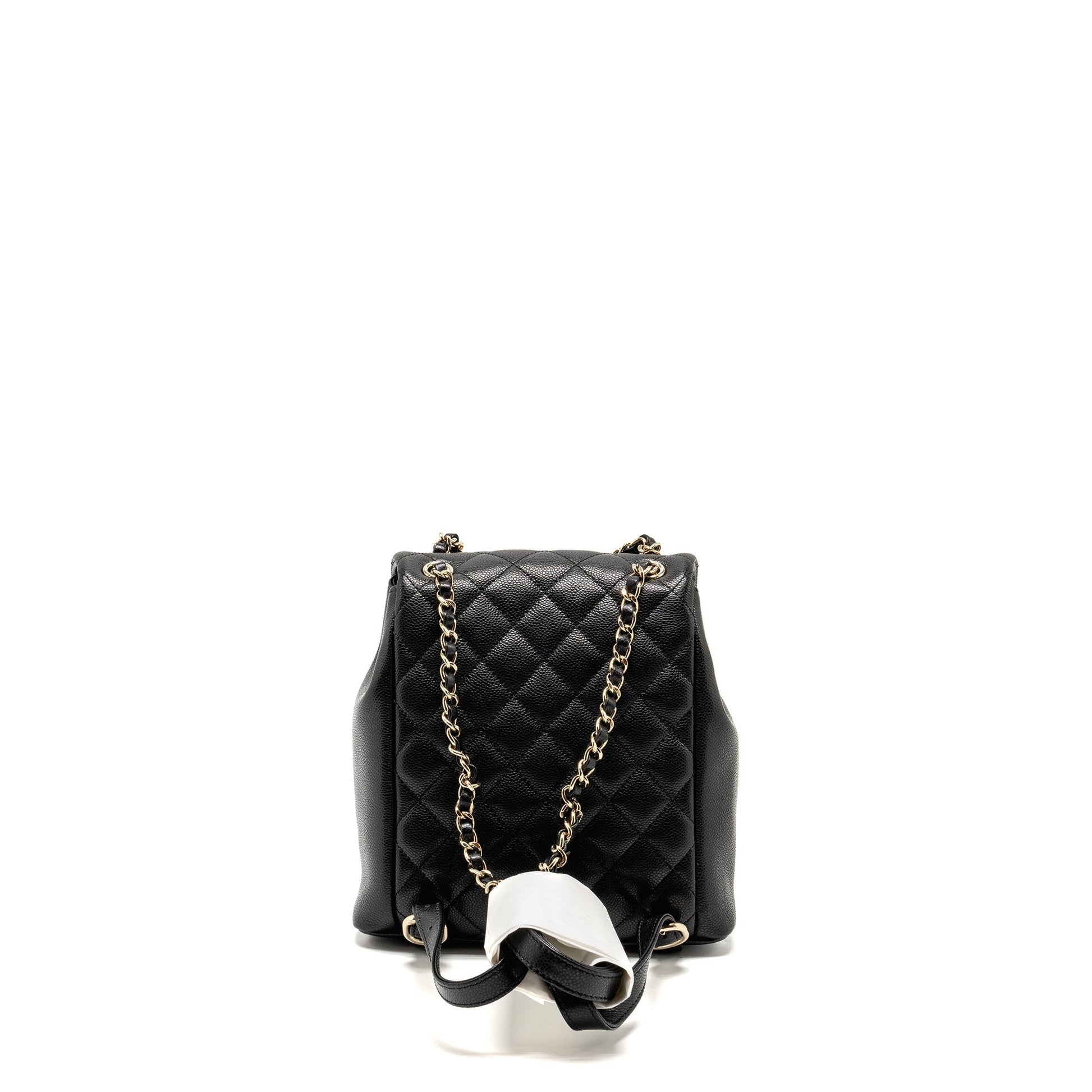 Chanel Triple Pack Duma Backpack Caviar LGHW Black