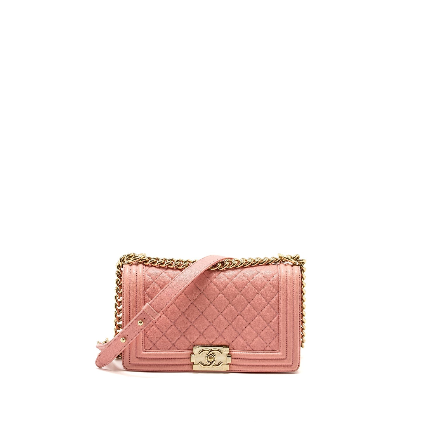 Chanel Boy Caviar LGHW Pink Handbag Lghw 1