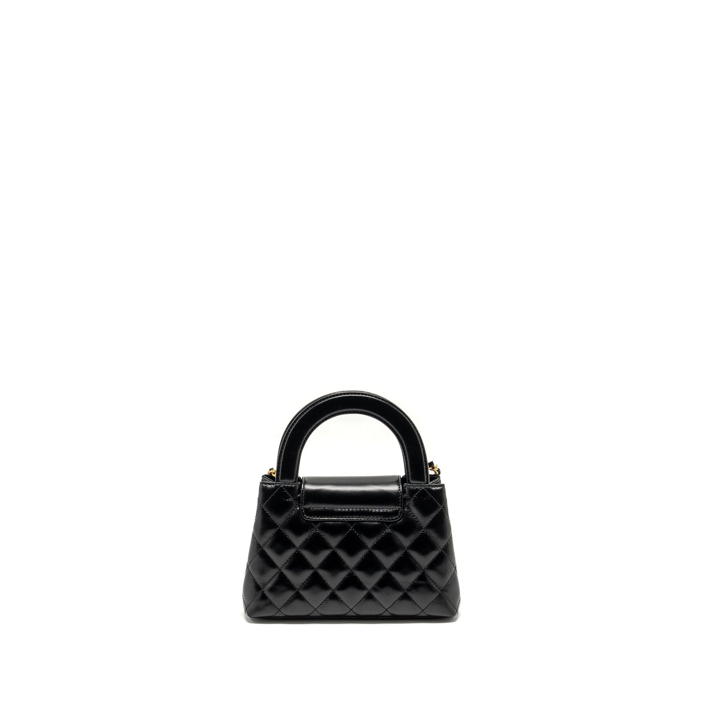 Chanel 24a Shopping Kelly Calfskin GHW microchip Black Tote Bag
