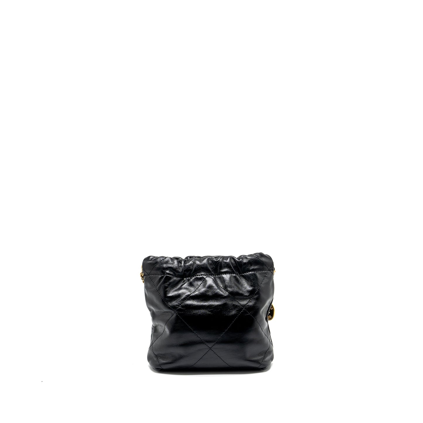 Chanel 22 shiny calfskin GHW microchip Black Mini Bag Ghwmicrochip 1