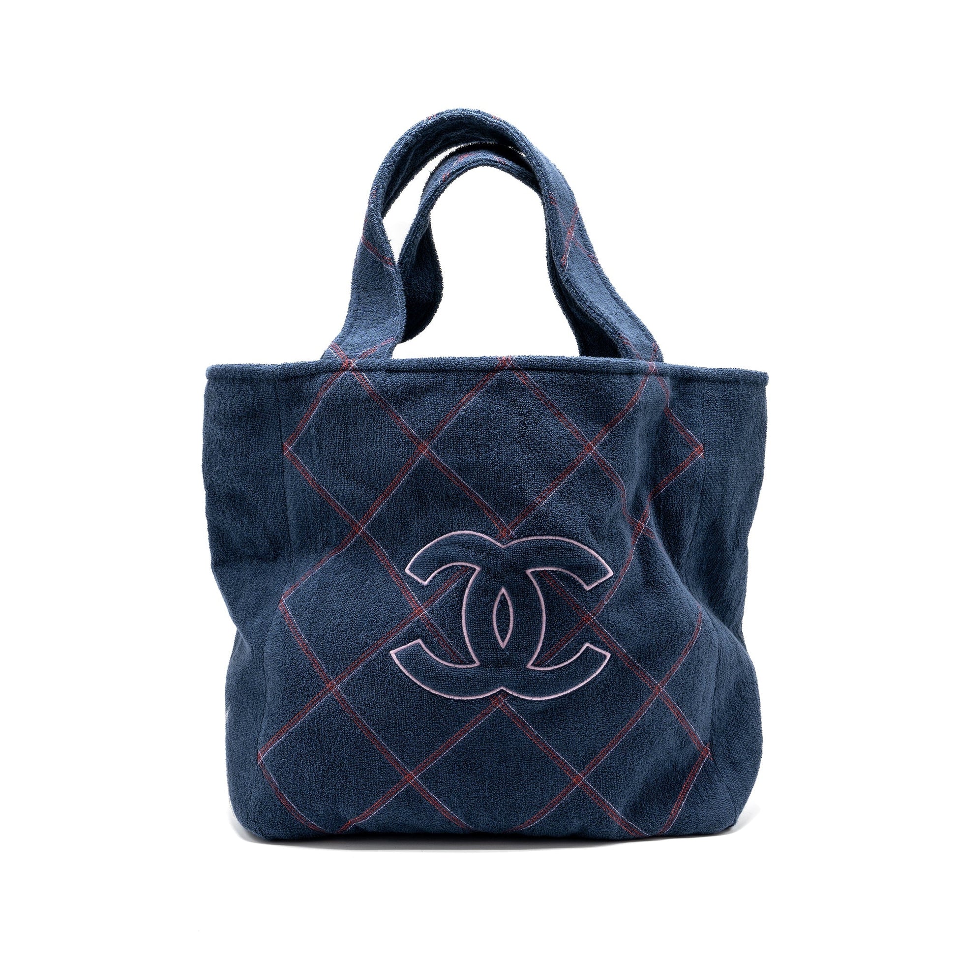 Chanel Coco Beach Towel Set Terry Cloth Tote Bag