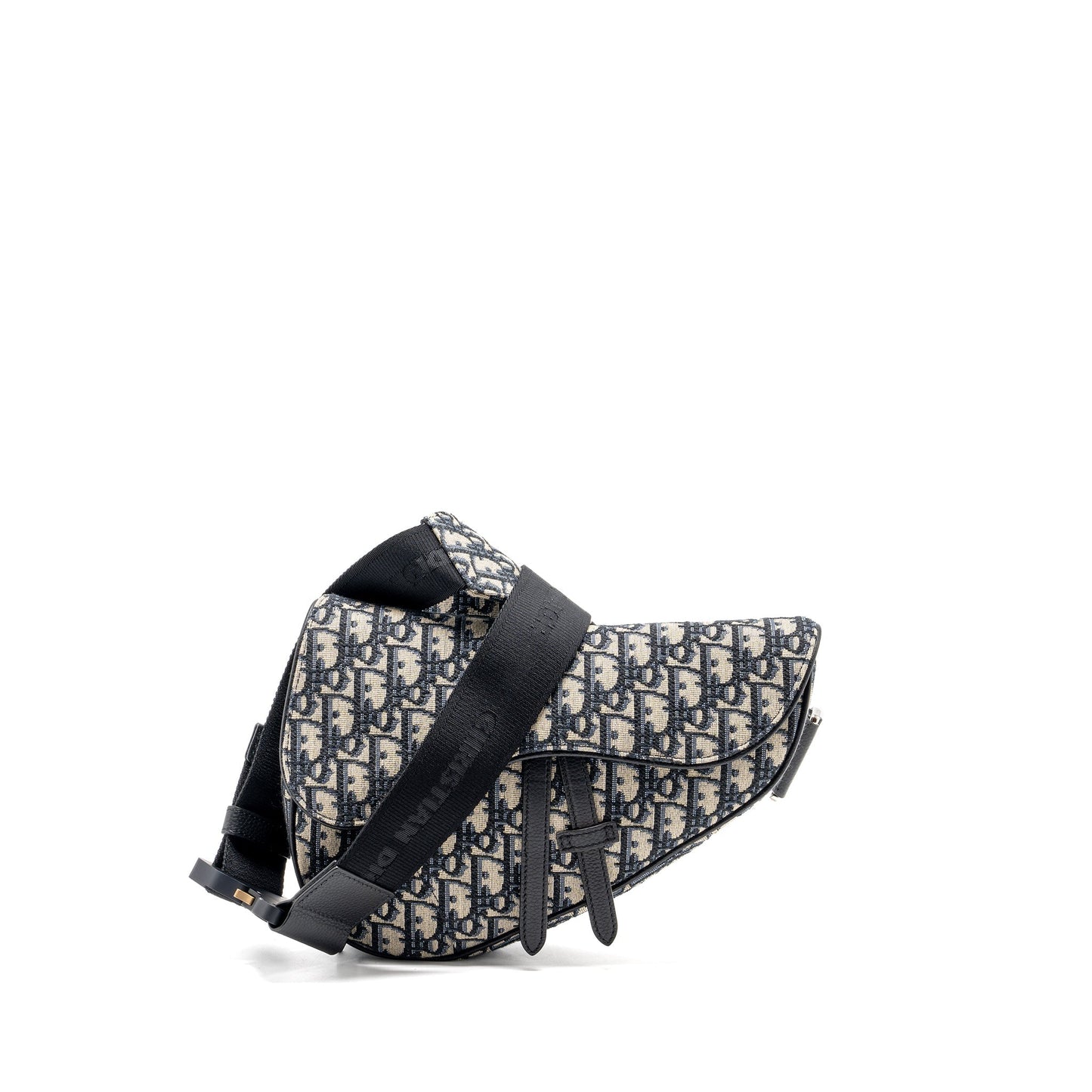 Dior Homme Saddle Purse Oblique Jacquard Multicolour Hardware Travel Bag
