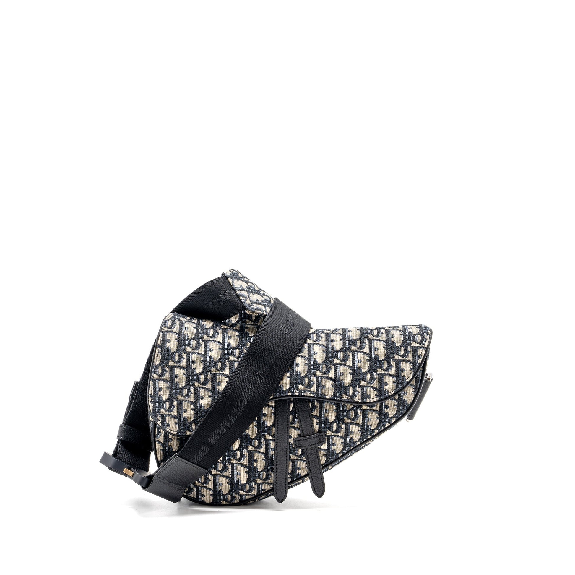 Dior Homme Saddle Purse Oblique Jacquard Multicolour Hardware Travel Bag