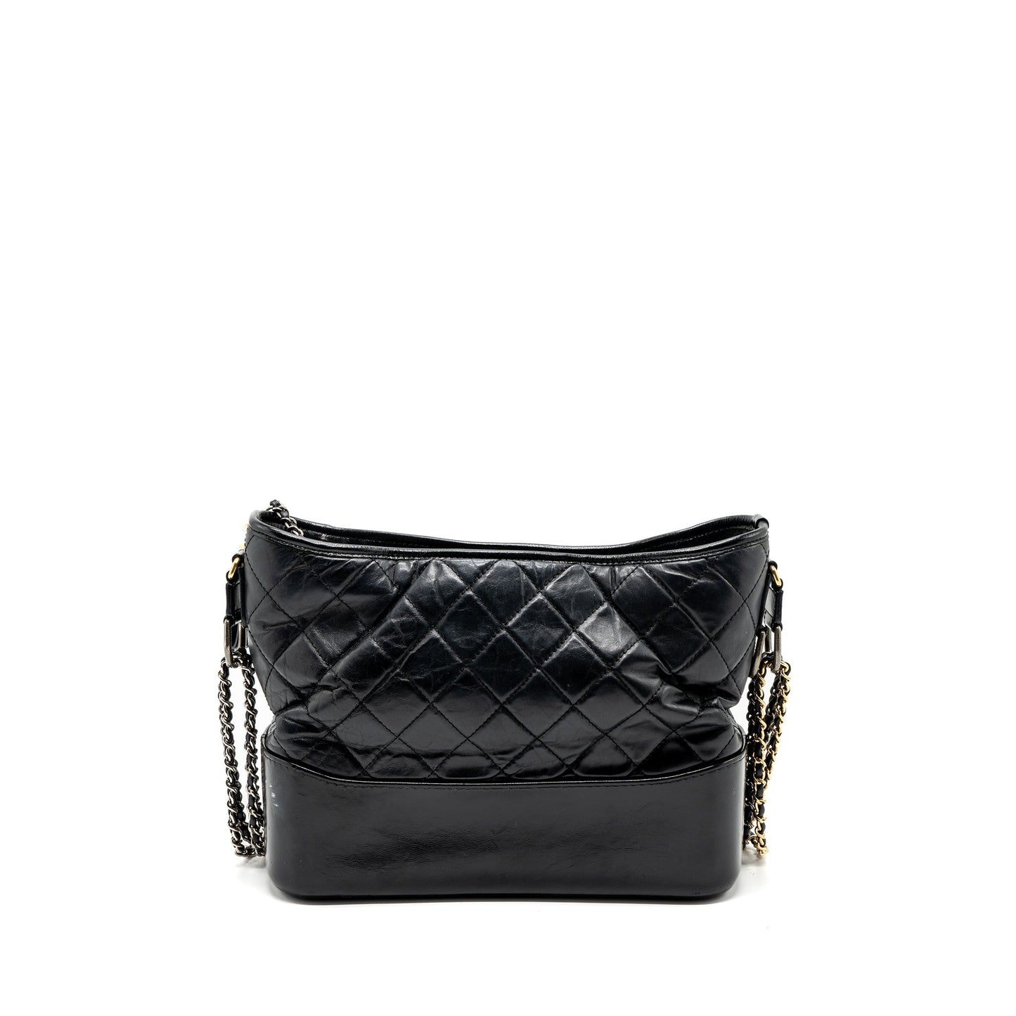 Chanel Gabrielle Hobo Aged Calfskin Hardware Multicolour Black Shoulder Bag Multicolour Hardware