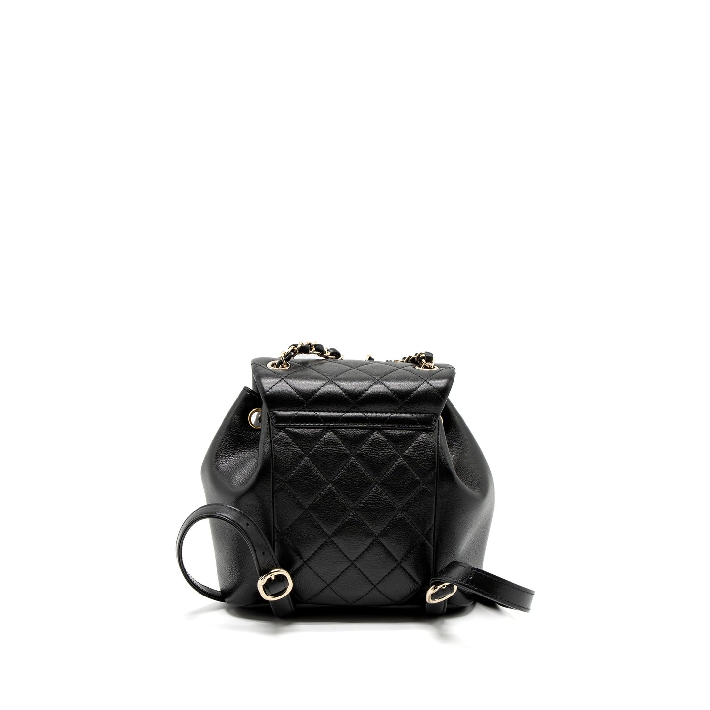 Chanel 23C Duma Backpack Calfskin LGHW Microchip Black 4