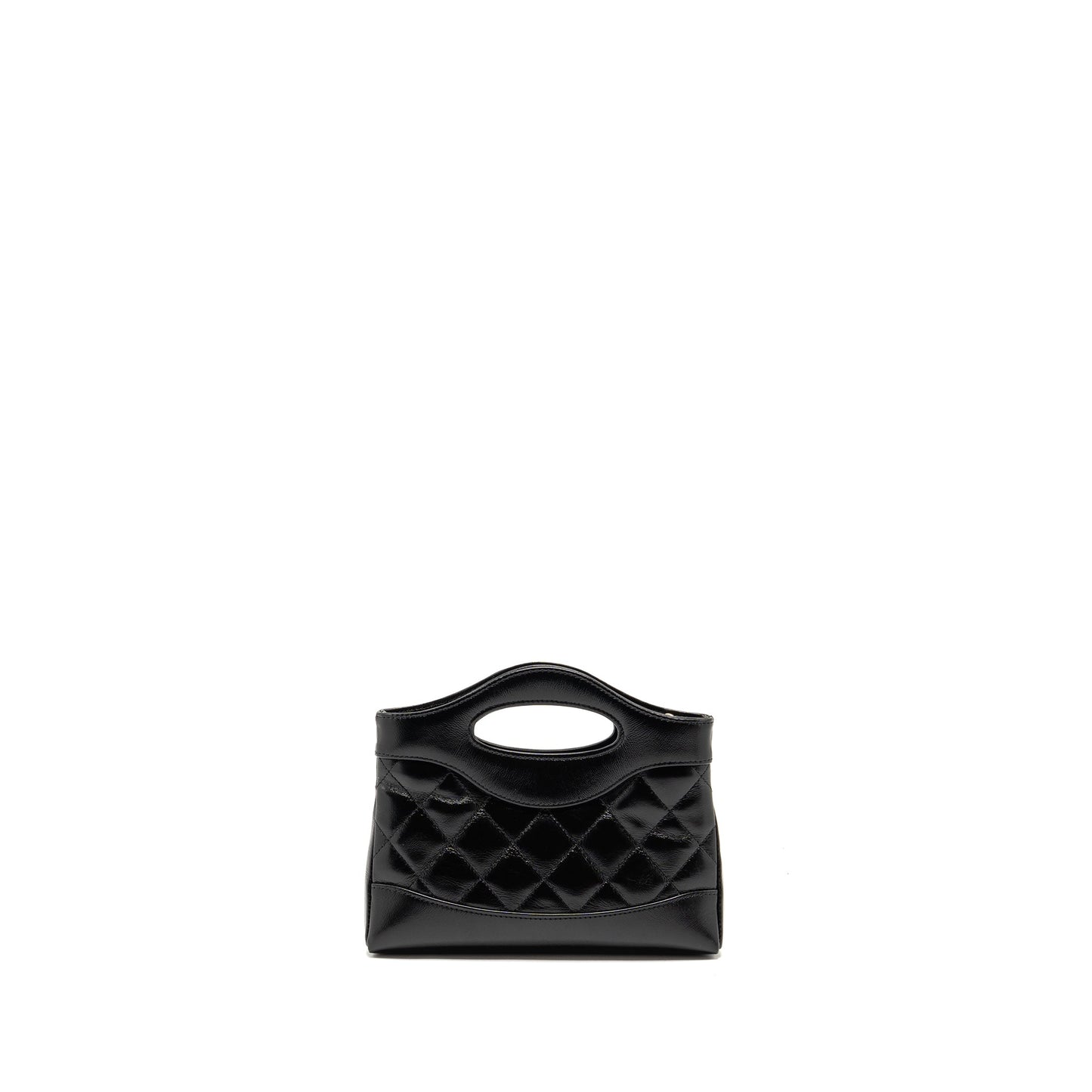 Chanel 31 shiny lambskin LGHW microchip Black Clutch Bag Microchip 1