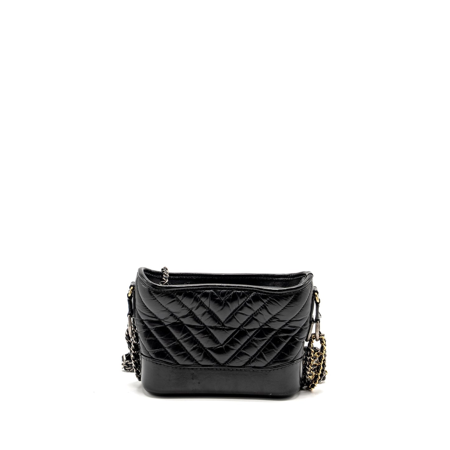 Chanel Chevron Gabrielle hobo calfskin hardware Multicolour Black Small Shoulder Bag Hardware 1