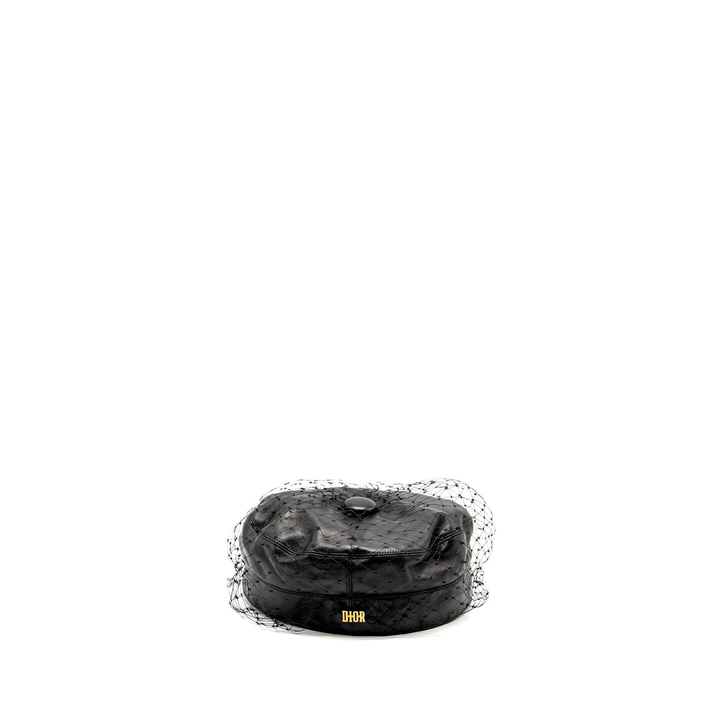 Dior Size Paris Revolution Cap With Veil Handbag Black Travel Bag