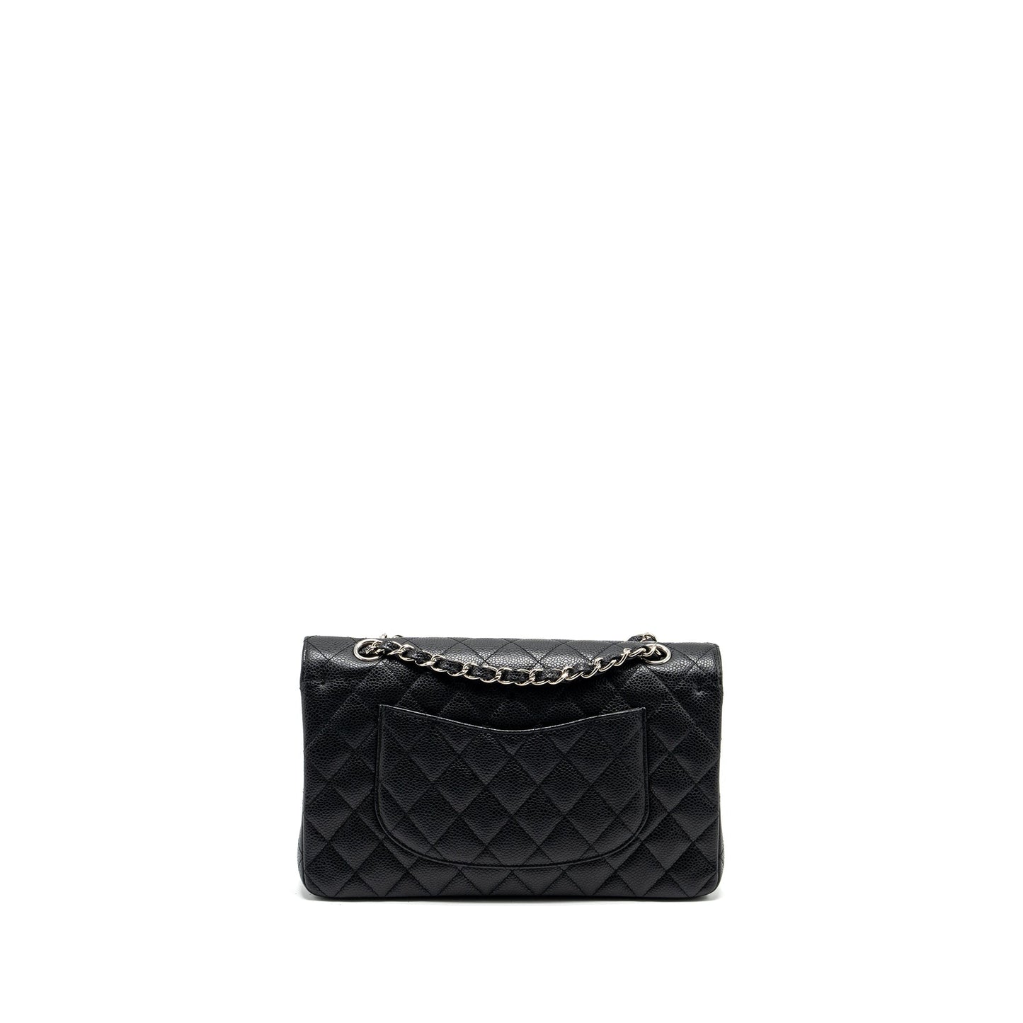 Chanel Classic Double Flap Caviar SHW Black Shoulder Bag Shw 8