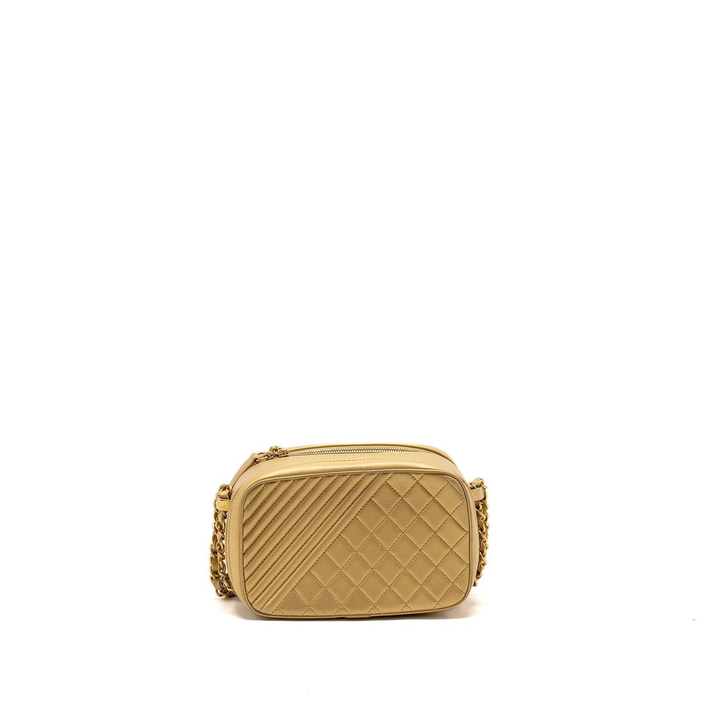 Chanel Coco Boy Camera Lambskin GHW Gold Crossbody Bag