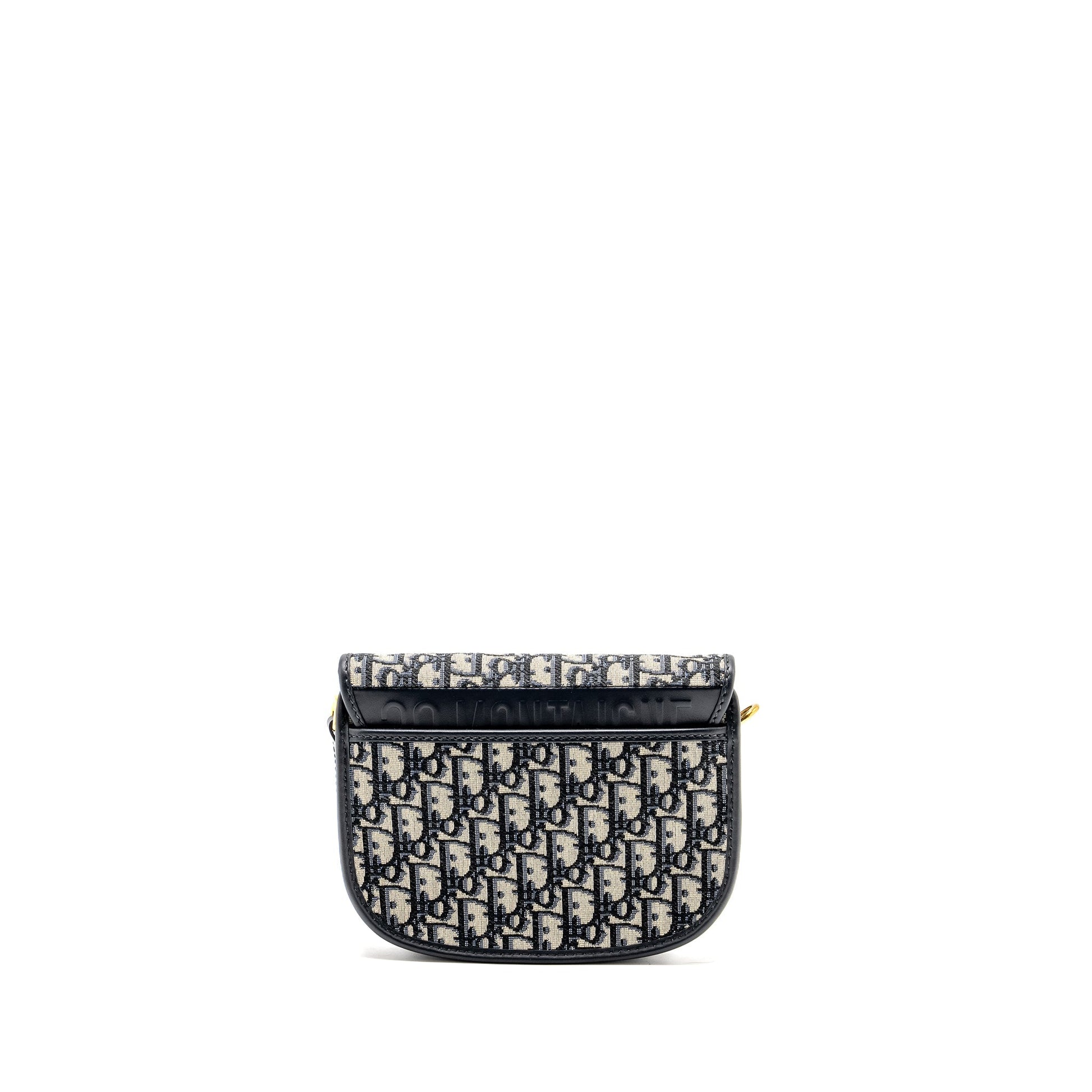 Dior Bobby Purse Oblique Jacquard Handbag Blue Medium Travel Bag