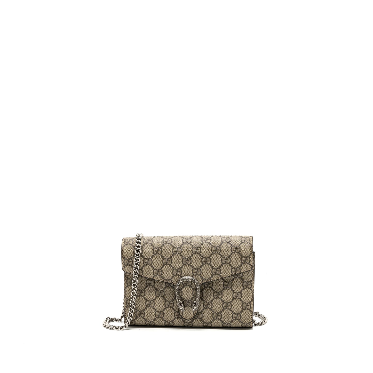 Gucci Dionysus Chain Bag Supreme Multicolour Shw Canvas Brown Travel Bag