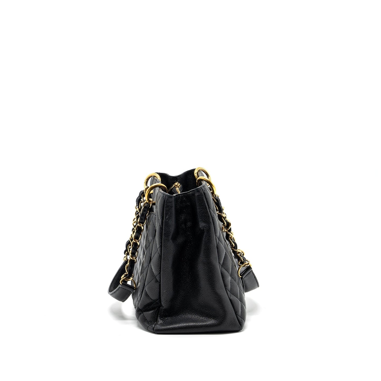 Chanel grand shopping caviar GHW Black Tote Bag 12
