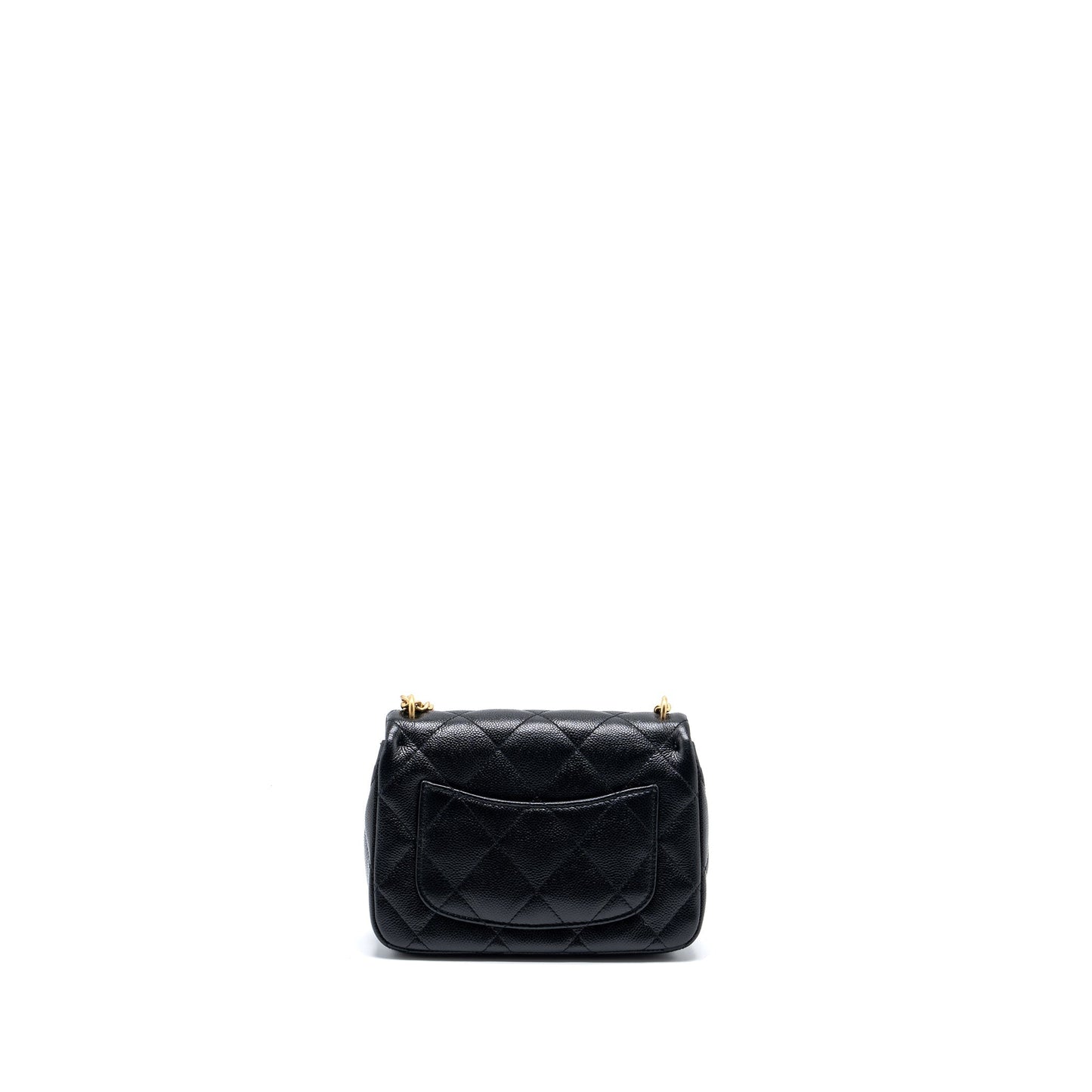 Chanel 23p Coco Love Flap Caviar GHW Black Shoulder Bag Ghwmicrochip 3