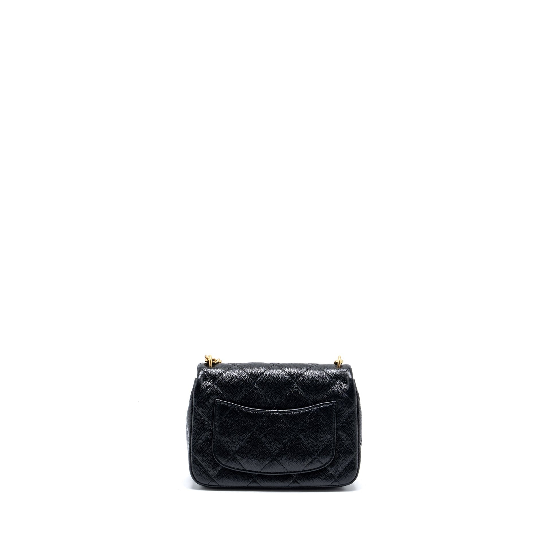 Chanel 23p Coco Love Flap Caviar GHW Black Shoulder Bag Ghwmicrochip 3