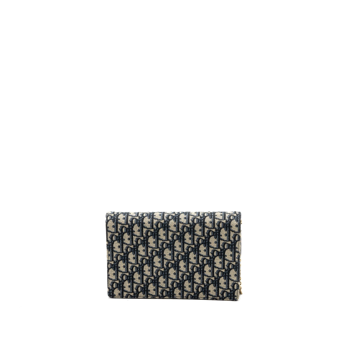 Dior Saddle Pouch With Oblique Jacquard Handbag Blue Chain Travel Bag Blue Handbag