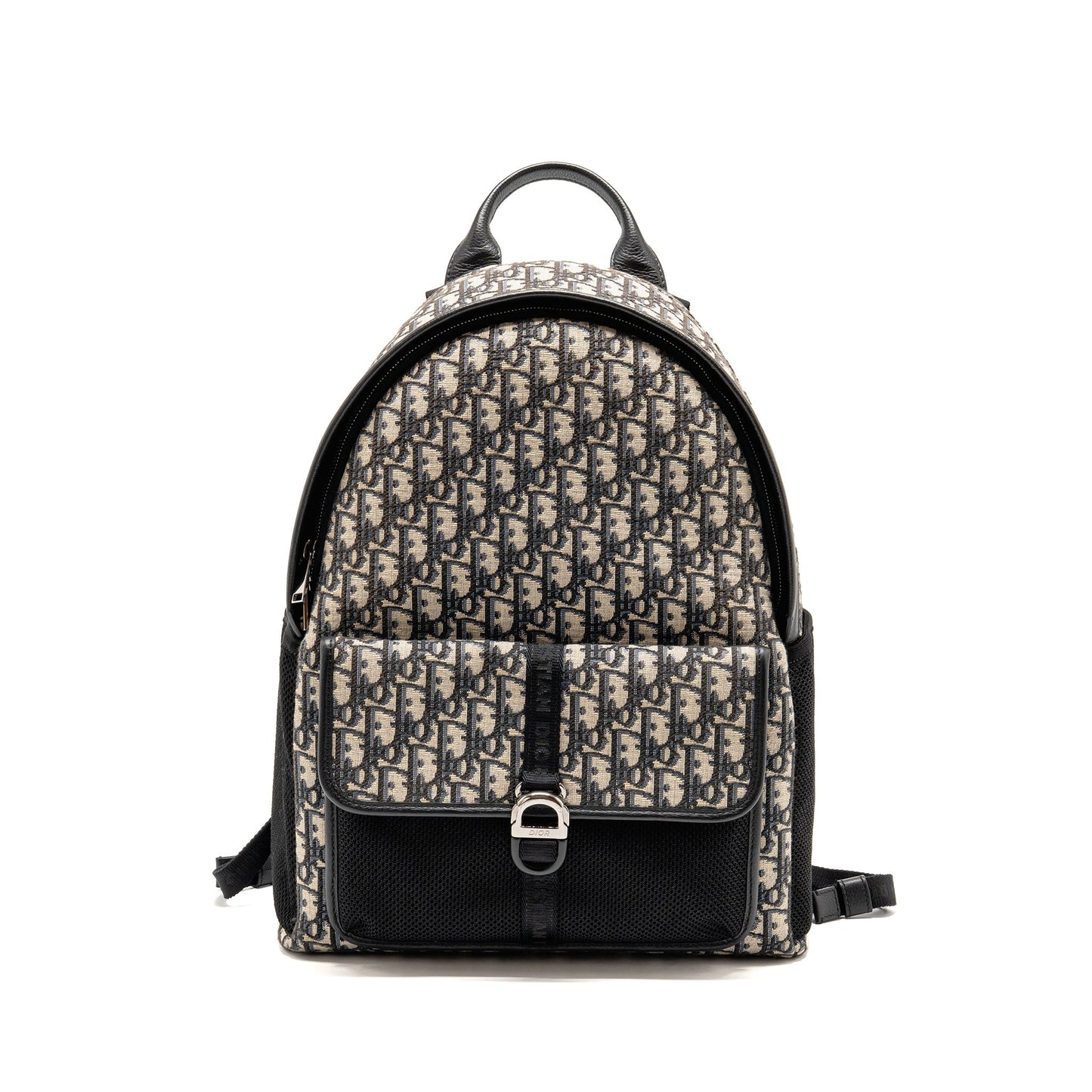 Dior MenâS Backpack Oblique Calfskin Handbag Canvas Black