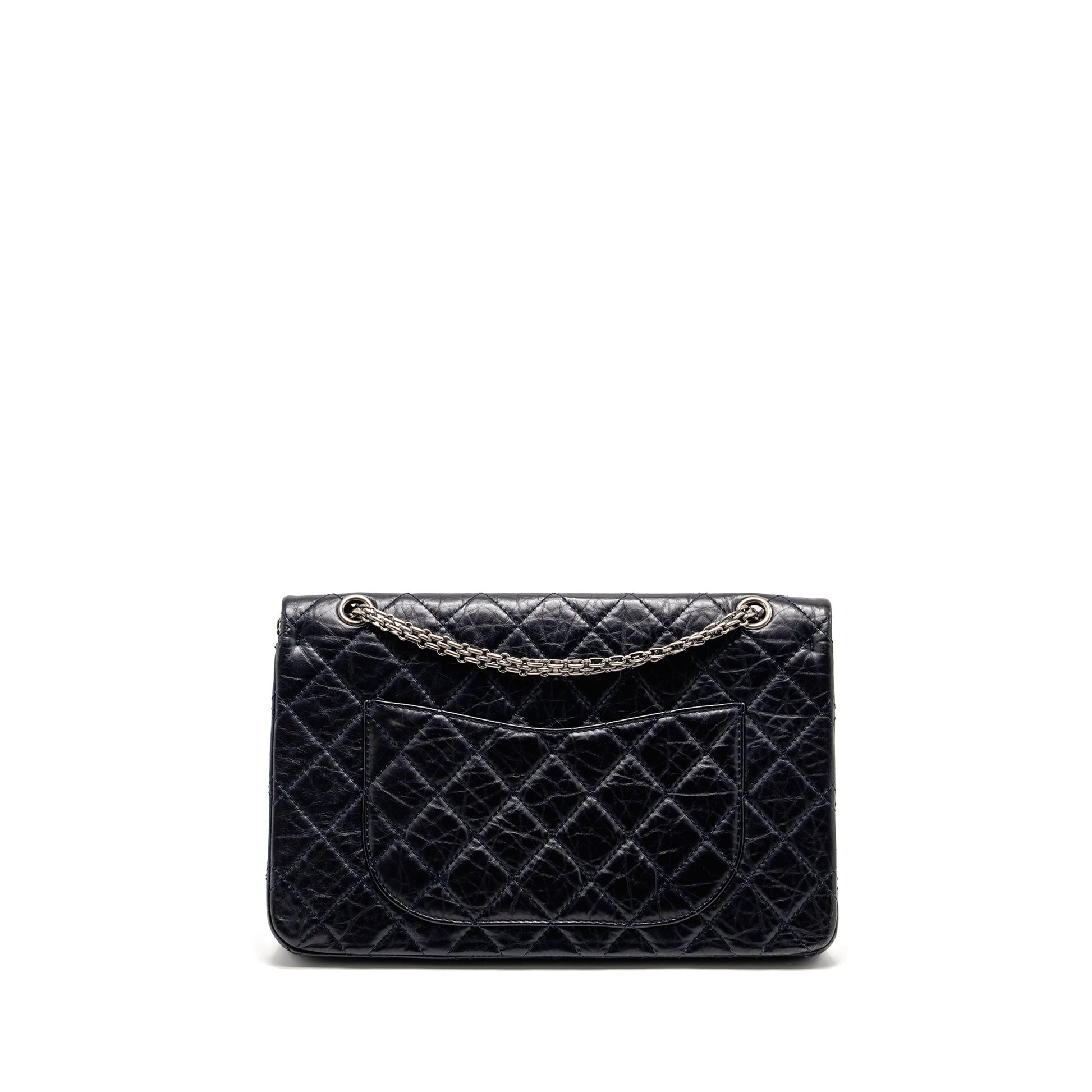Chanel Maxi 2.55 Reissue Flap Aged Calfskin Blue Shoulder Bag 2 55