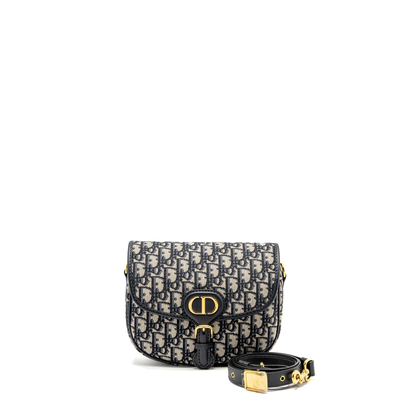 Dior Bobby Purse Oblique Jacquard Handbag Blue Medium Travel Bag