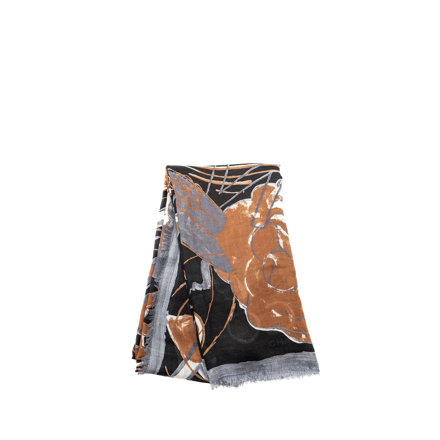 Chanel 140cm Scarf Modal Cashmere Multicolor Multicolour