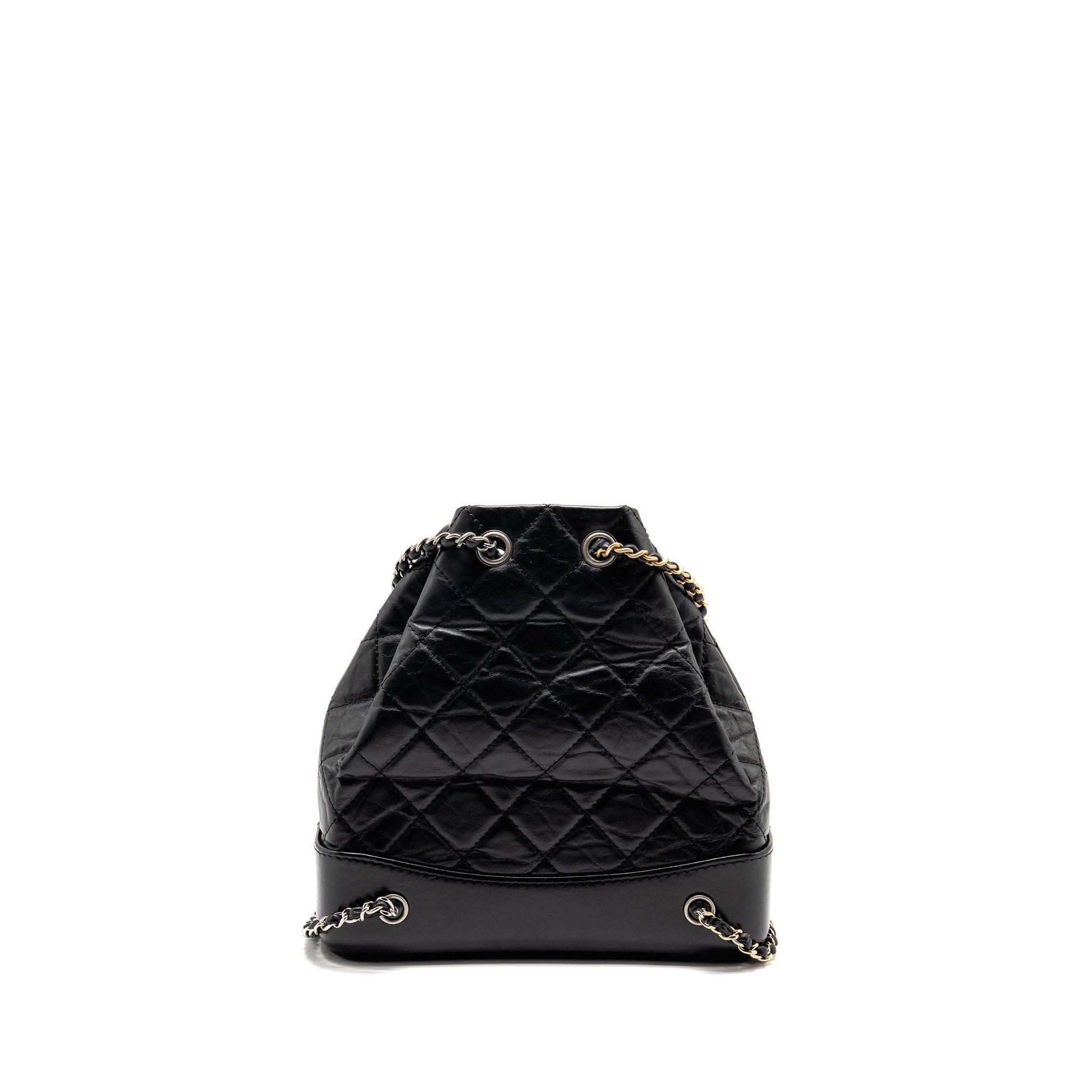 Chanel Gabrielle Hobo Aged Calfskin Multicoloured Hardware Black Small Shoulder Bag Hardware 1