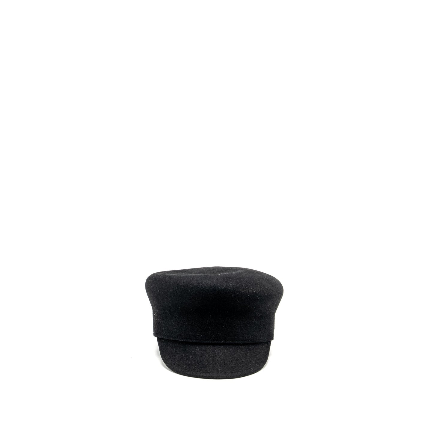 Dior Size Beret Hat Rabbit Hair Silk Handbag Black Travel Bag