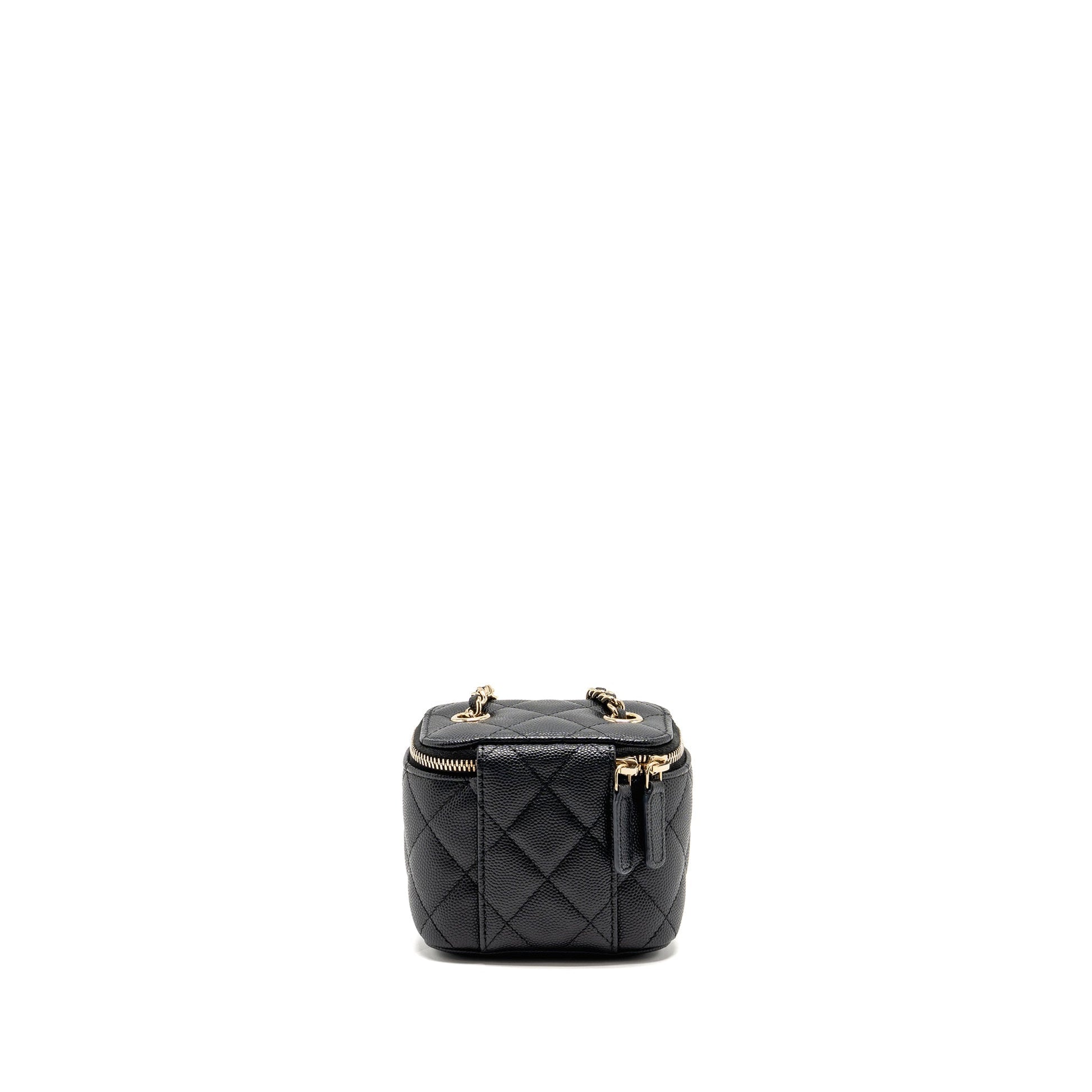 Chanel Classic Vanity Caviar LGHW Black Small Handbag