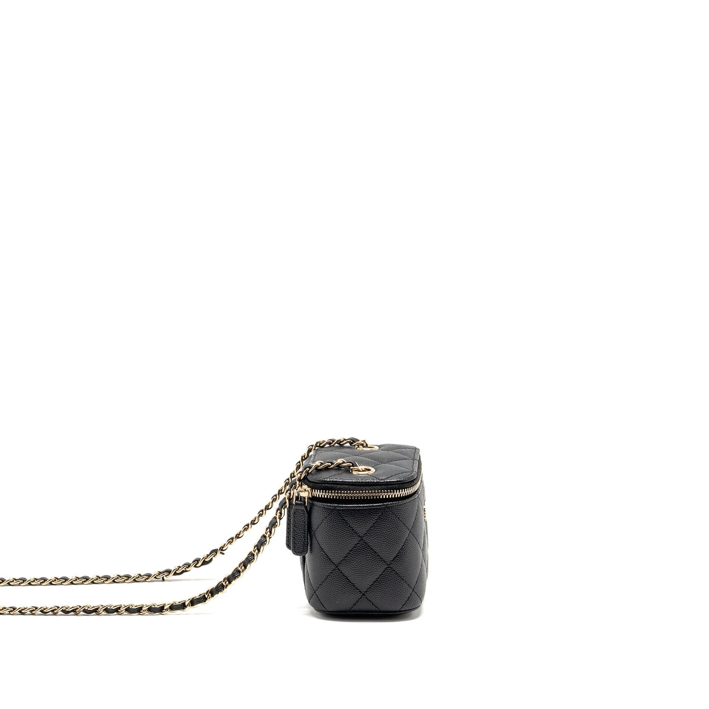 Chanel Classic Vanity Caviar LGHW Black Small Handbag