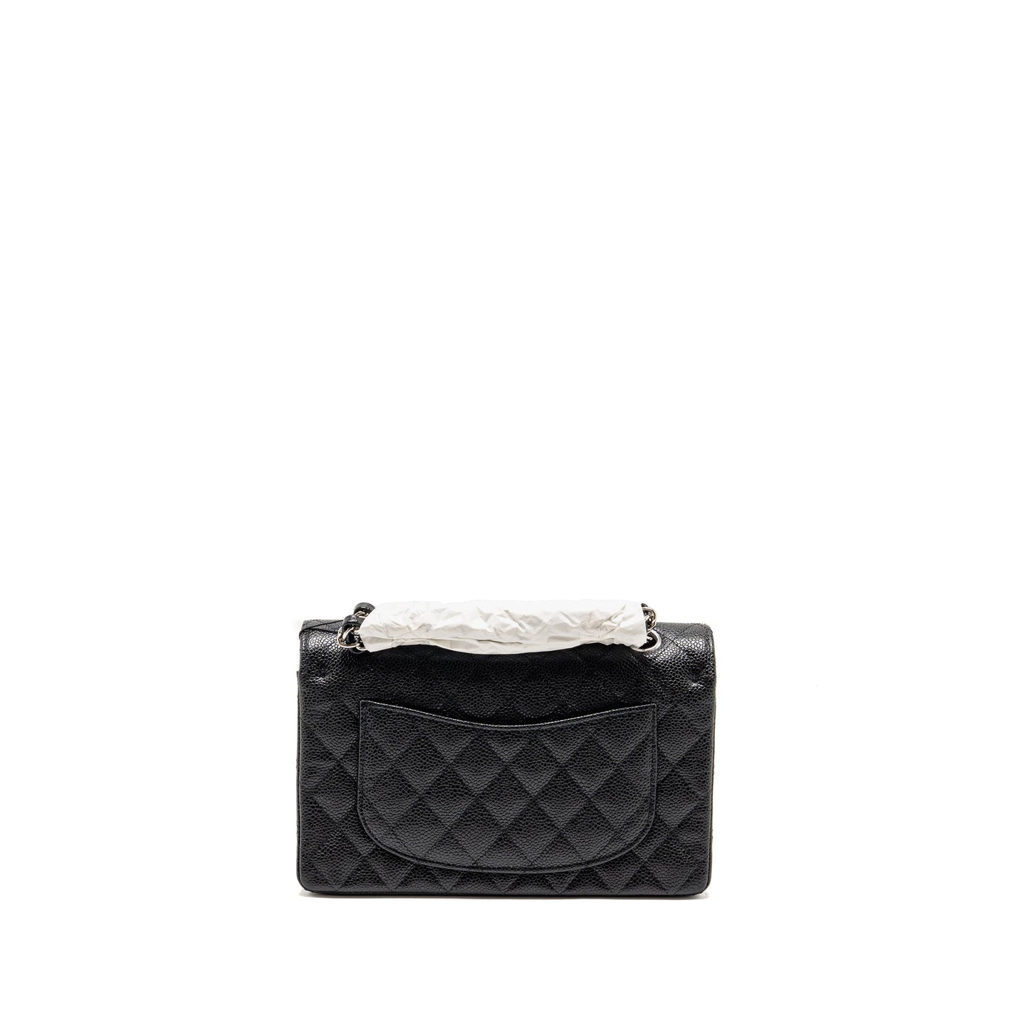 Chanel Classic Double Flap Caviar SHW Black Small Shoulder Bag Black Shw