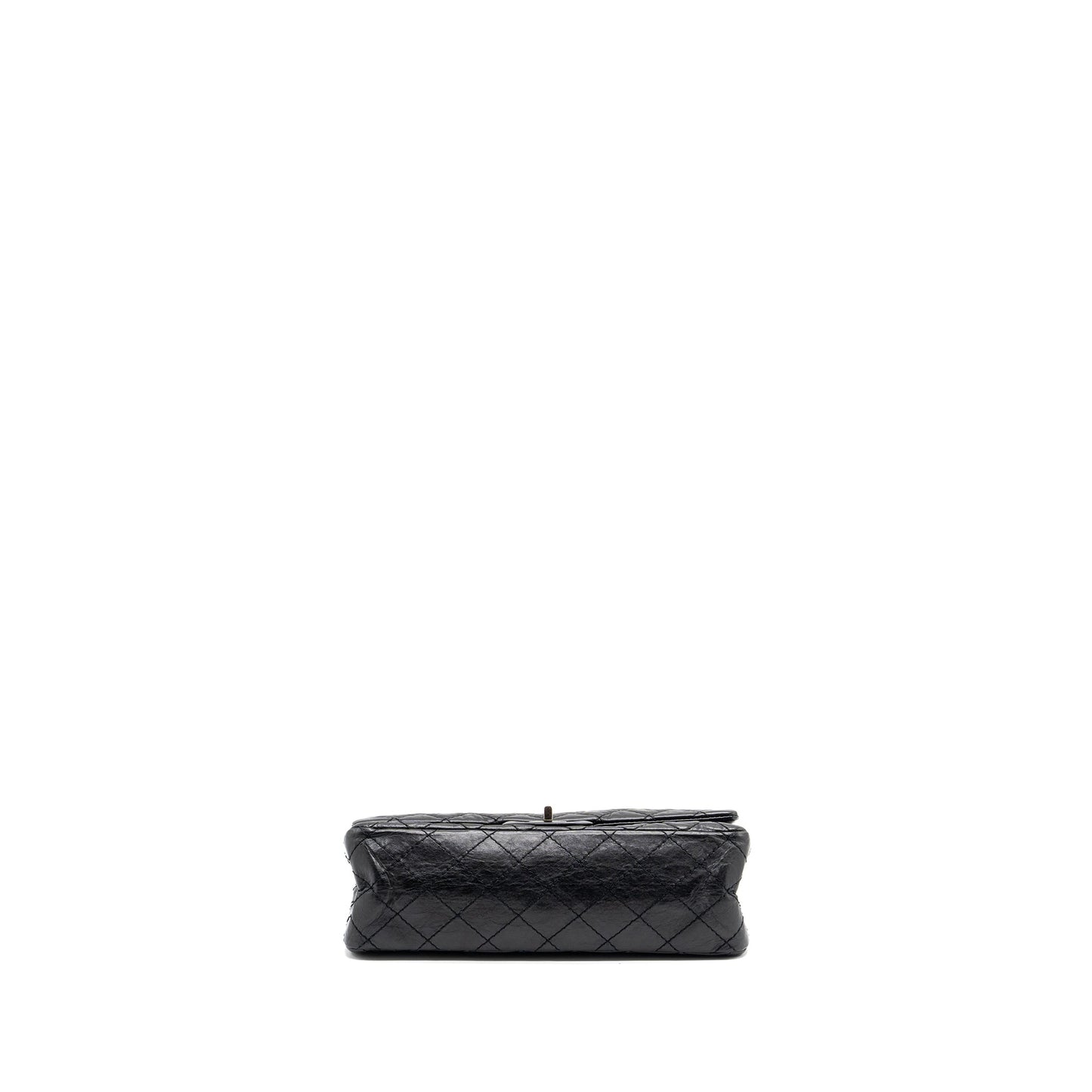 Chanel 2.55 reissue flap aged calfskin ruthenium Black Small Shoulder Bag Hardware 1
