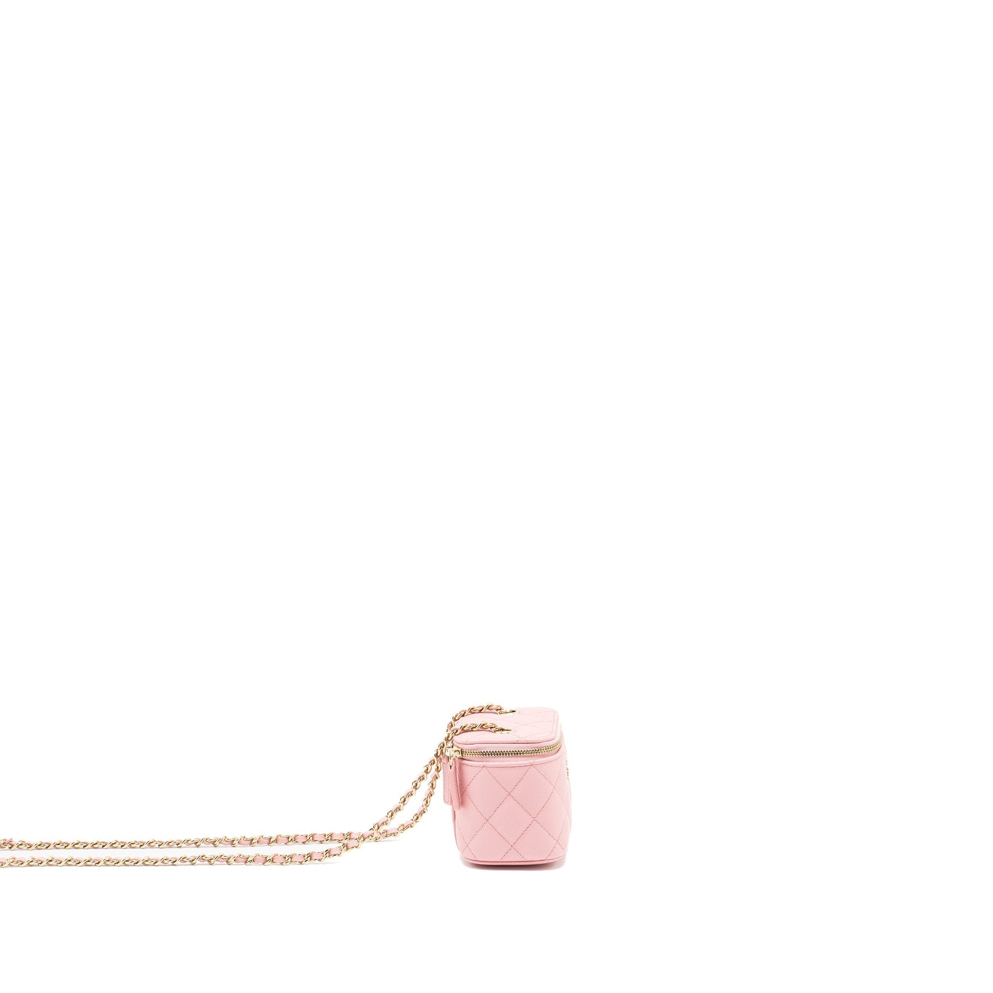 Chanel Vanity Caviar LGHW Pink Mini Bag Lghw 1