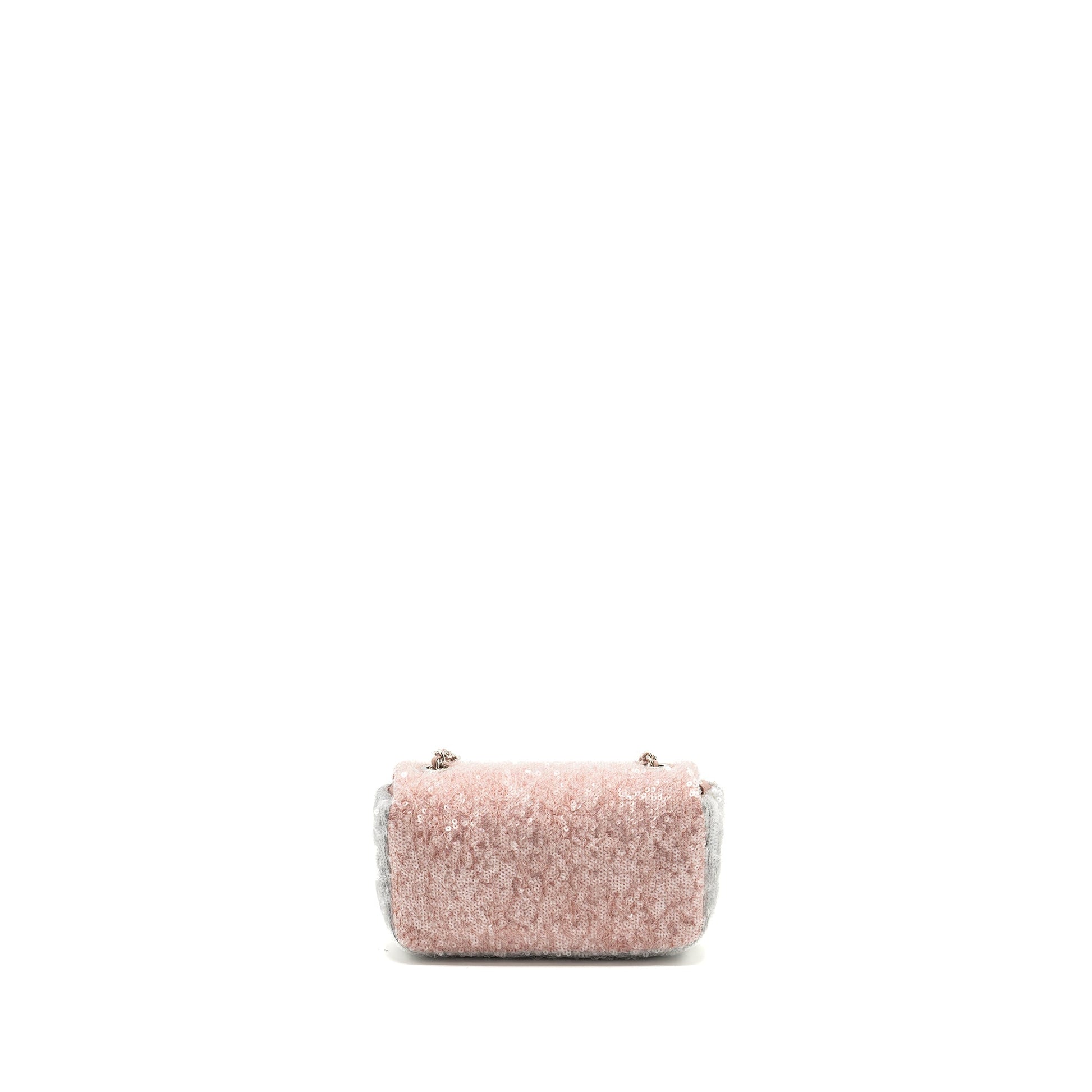 Chanel 18S Waterfall Flap Sequin Yellow SHW Blue Pink Shoulder Bag