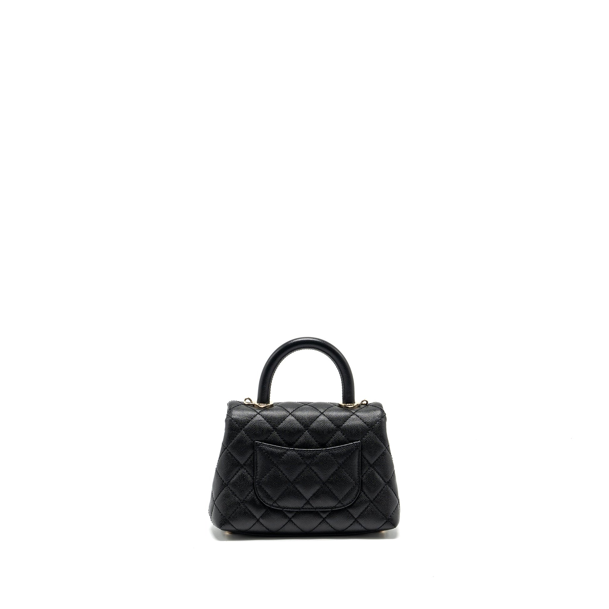 Chanel coco handle Caviar LGHW Black Mini Bag Lghw 1