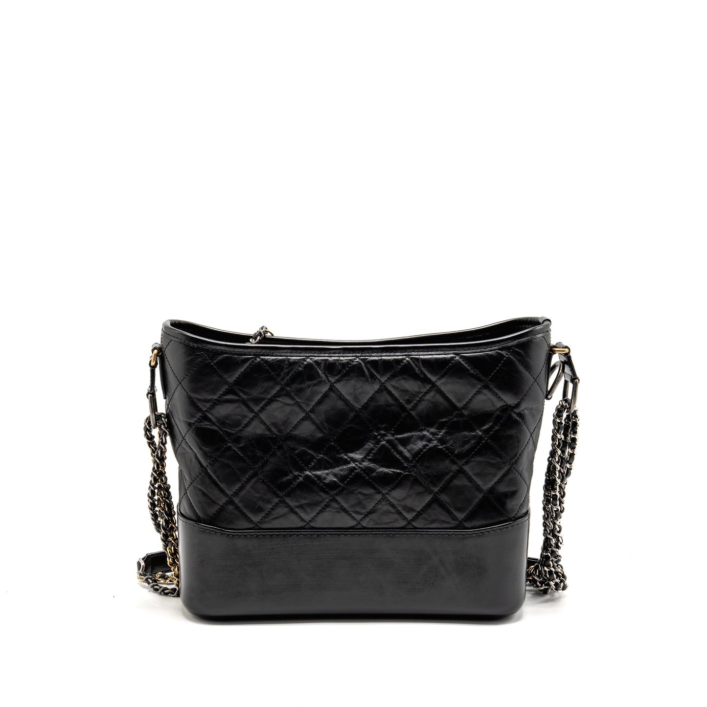Chanel Gabrielle hobo aged calfskin hardware Multicolour Black Shoulder Bag 8