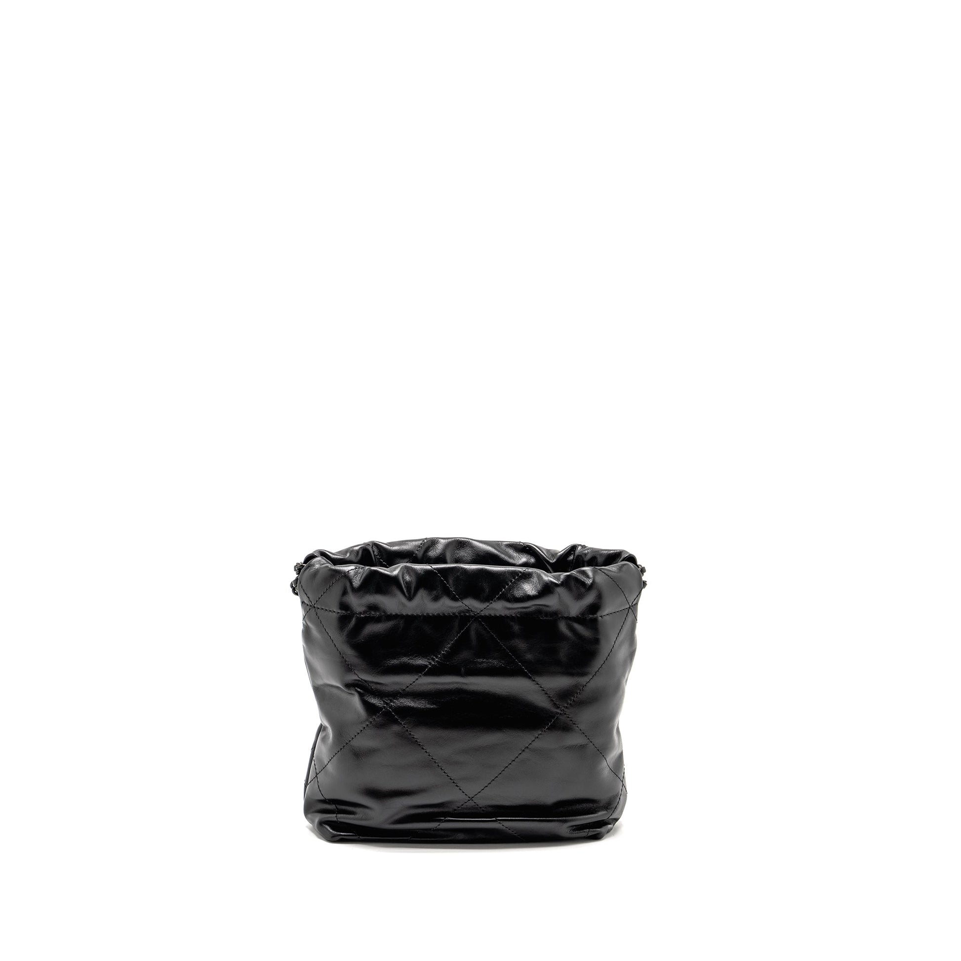 Chanel 22 Calfskin So Microchip Black Mini Bag