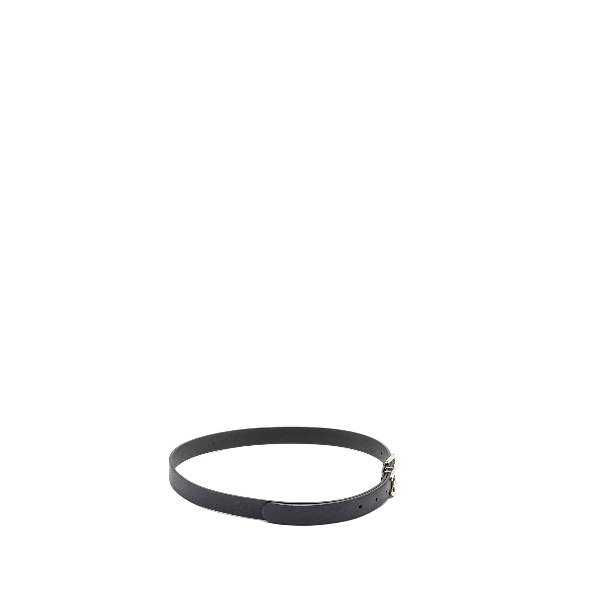 Chanel 20S Black Blue Belt