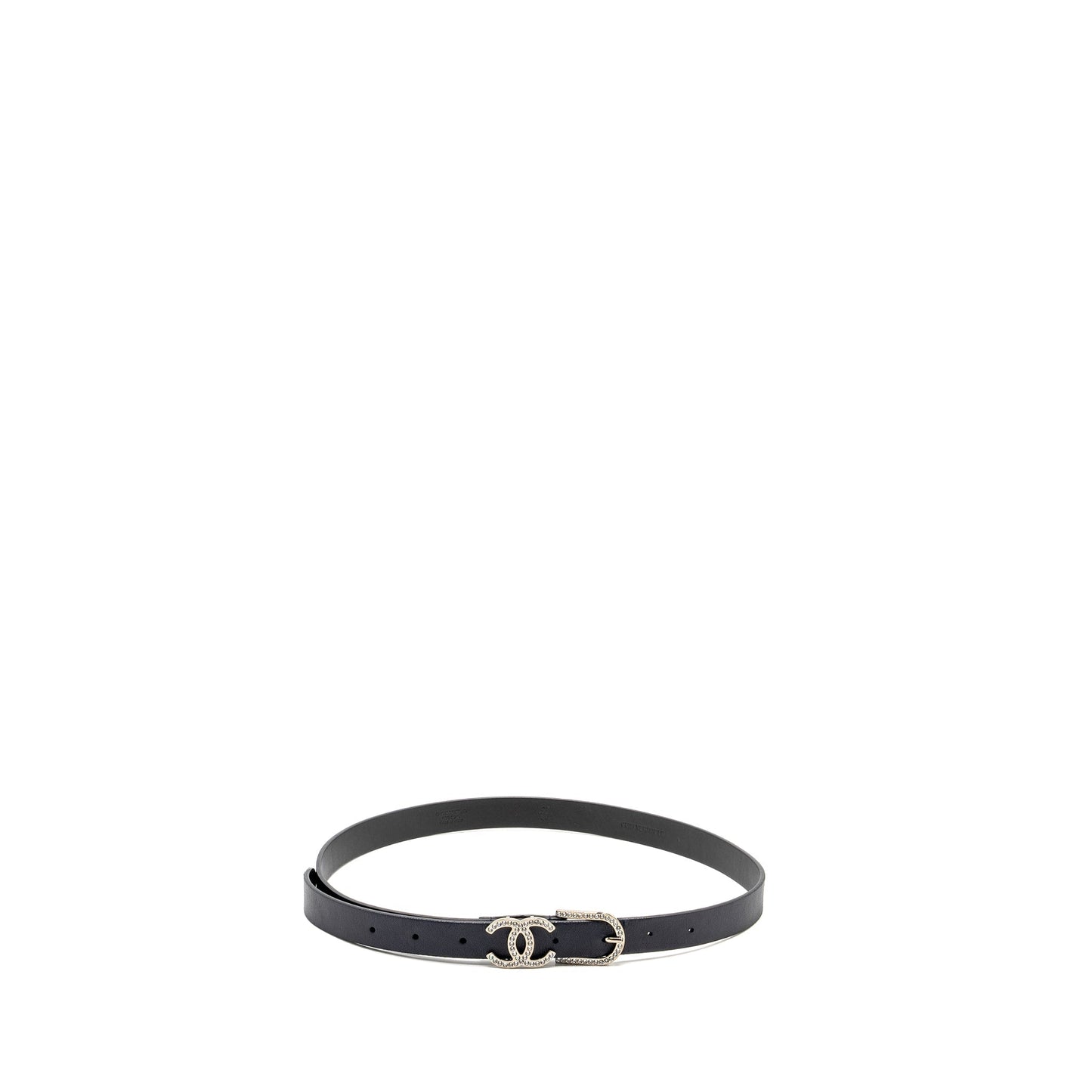 Chanel 20S Black Blue Belt