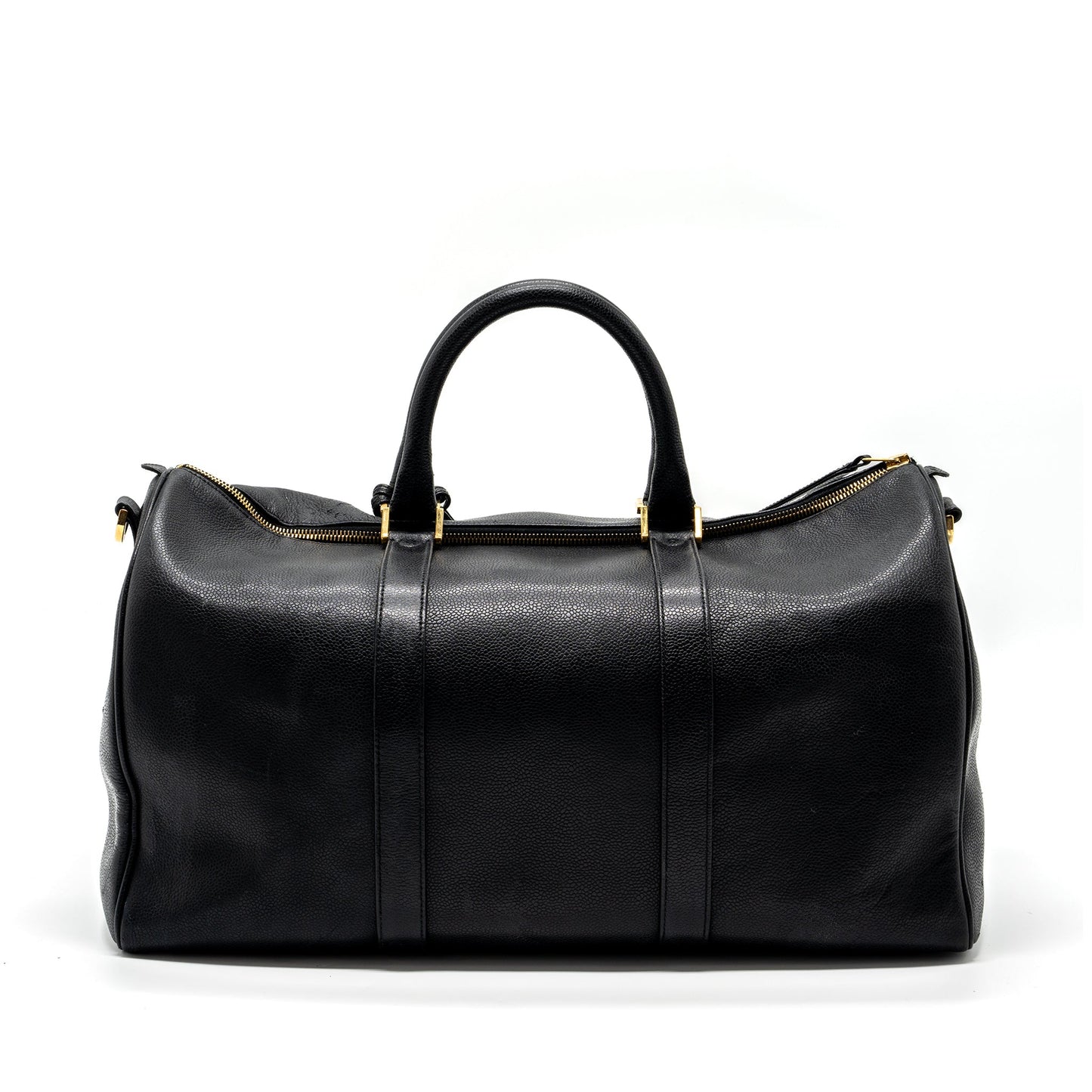Chanel Caviar GHW Black Travel Bag