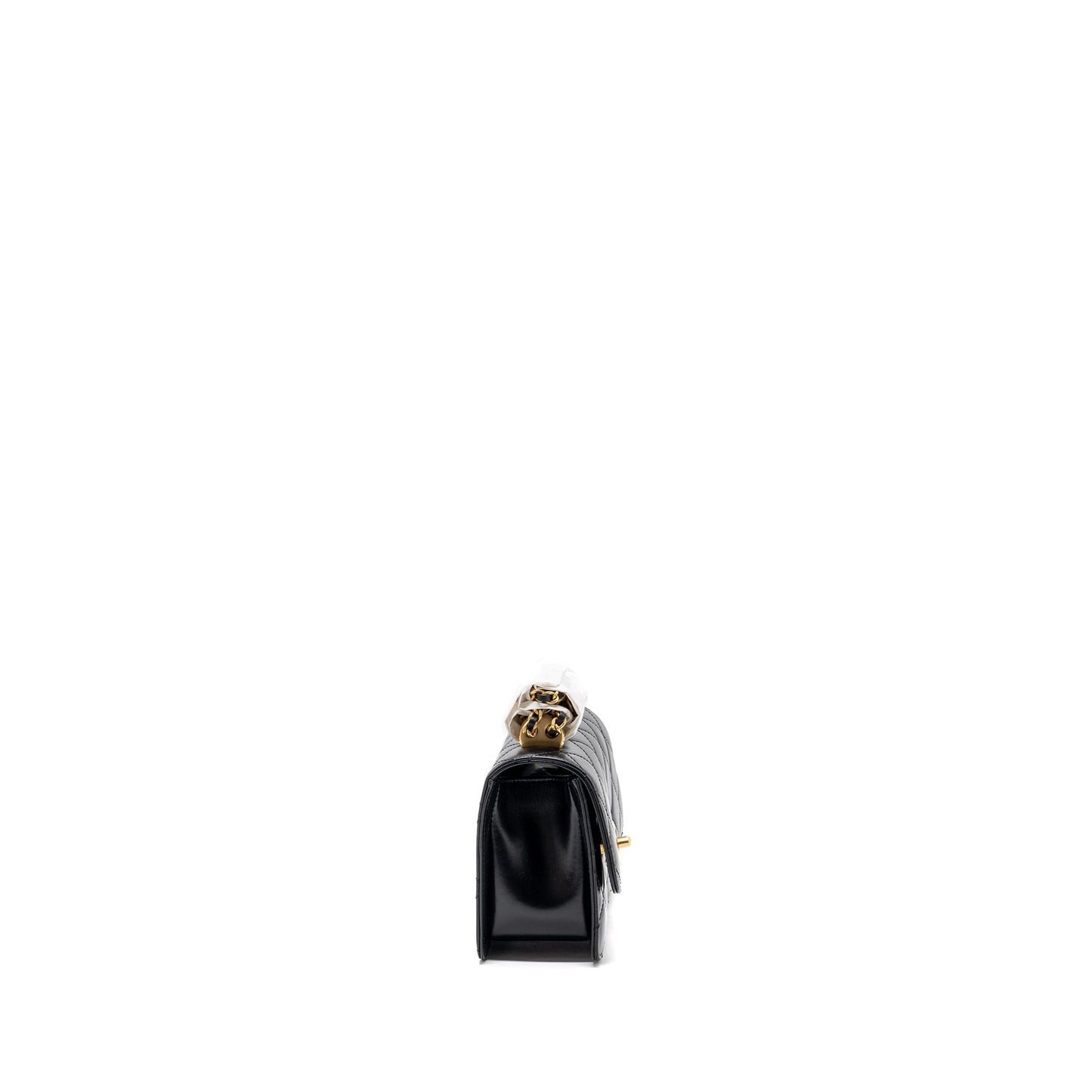 Chanel 24C crush flap calfskin GHW microchip Black Gold Shoulder Bag Microchip 1