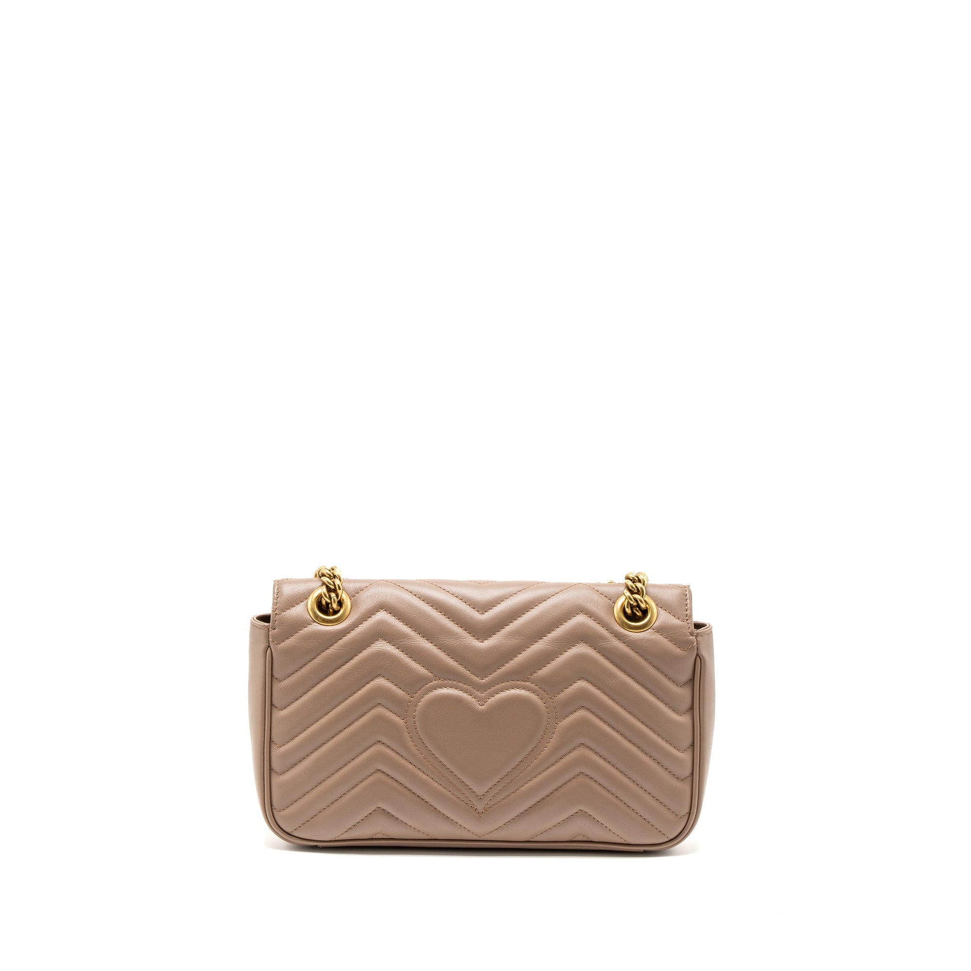 Gucci Marmont Bag Calfskin Brushed Beige Small Travel Bag