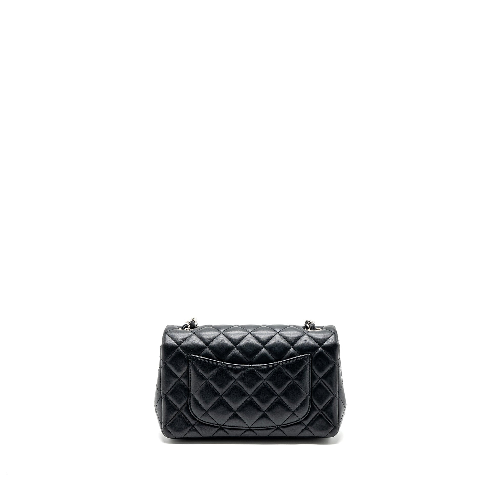 Chanel Classic Rectangular Flap Lambskin SHW Black Shoulder Bag