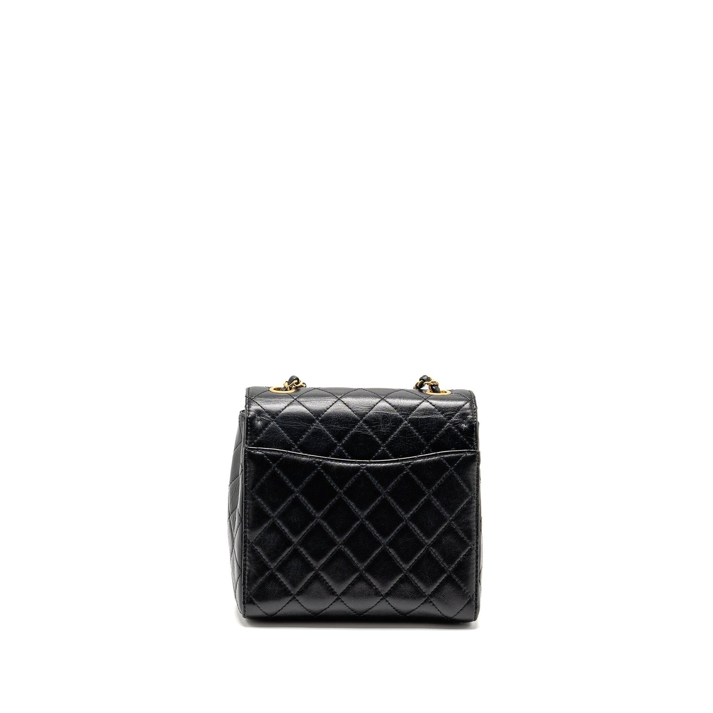 Chanel 22K Retro Classic New Square Flap Black Shoulder Bag 9