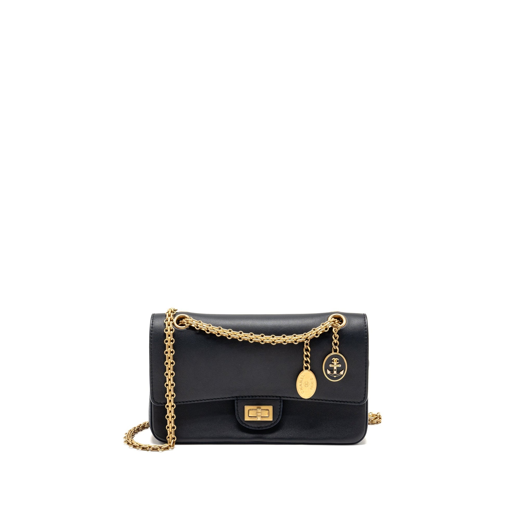 Chanel Detailed Charms Limited Edition 2.55 Reissue Key Chain