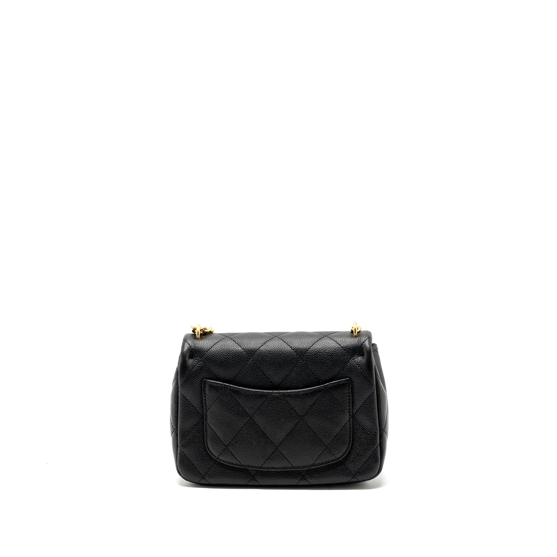 Chanel 23p Coco Love Flap Caviar GHW Black Shoulder Bag 5