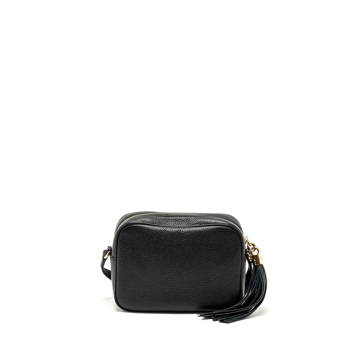 Gucci Disco Soho Camera Bag Grained Calfskin Black Travel Bag